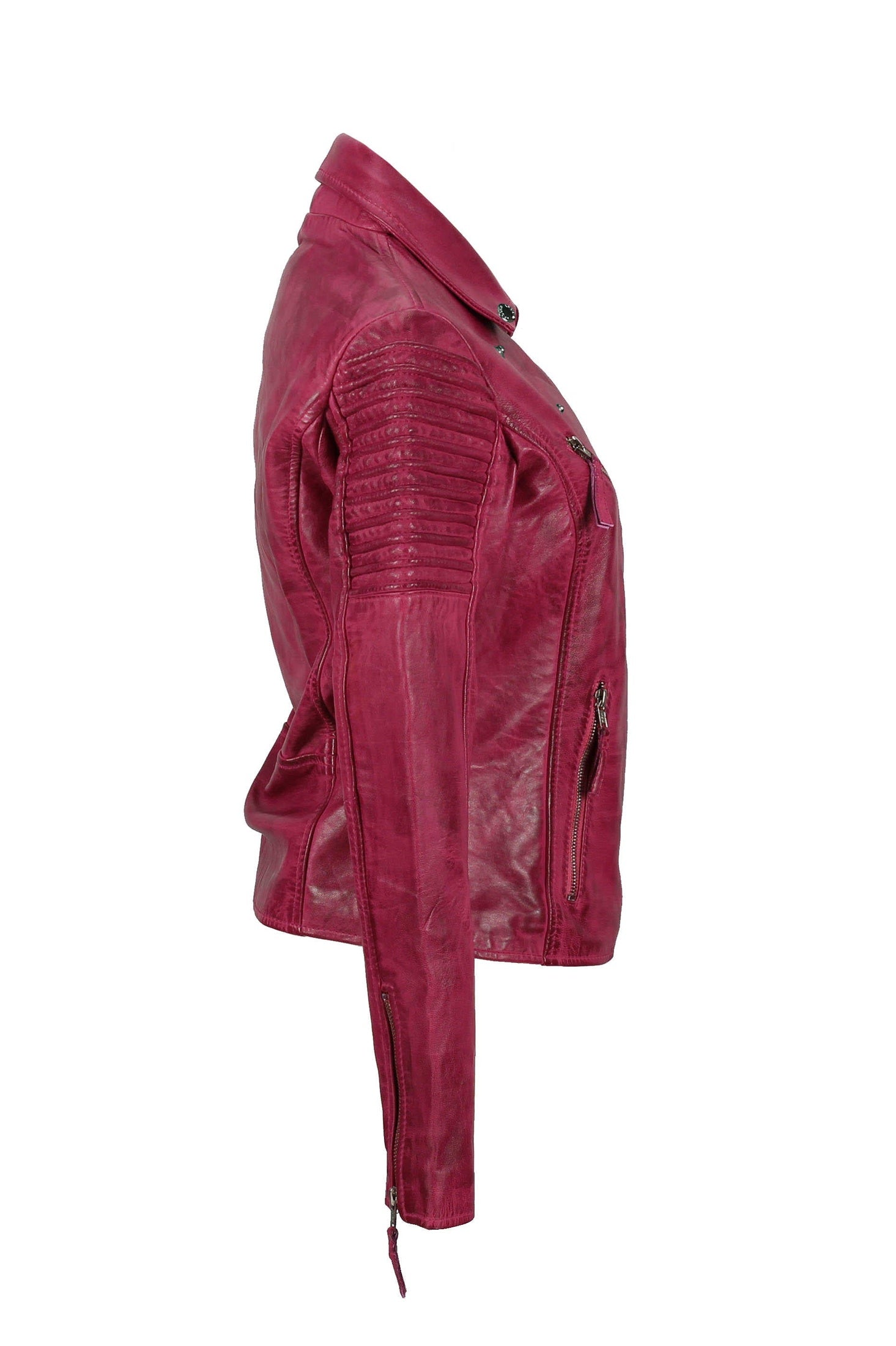 Ladies Retro Biker Pink