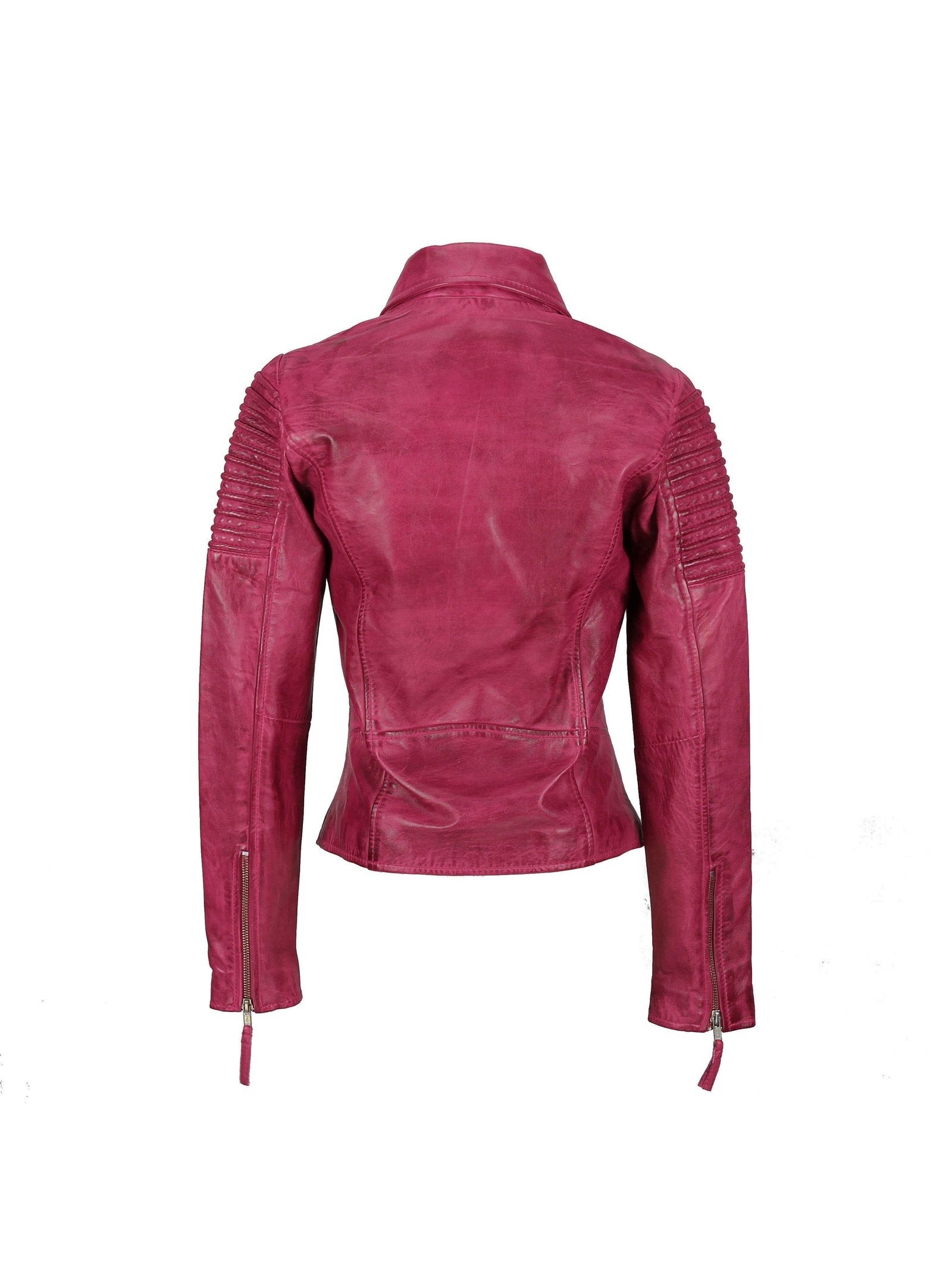 Ladies Retro Biker Pink