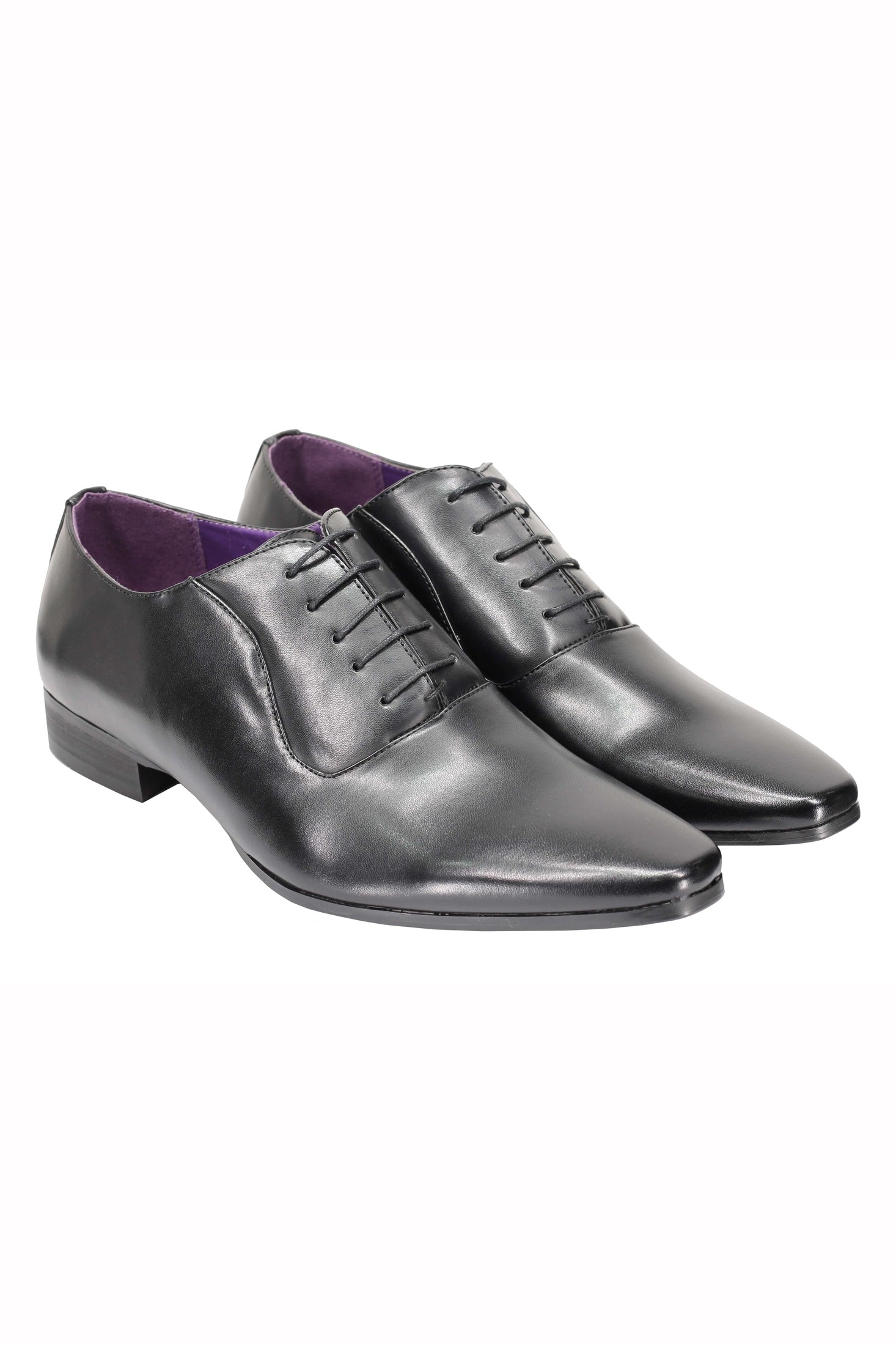 Mens Faux Leather Formal Office Shoes Smart Casual Oxford Lace up Black White Grey