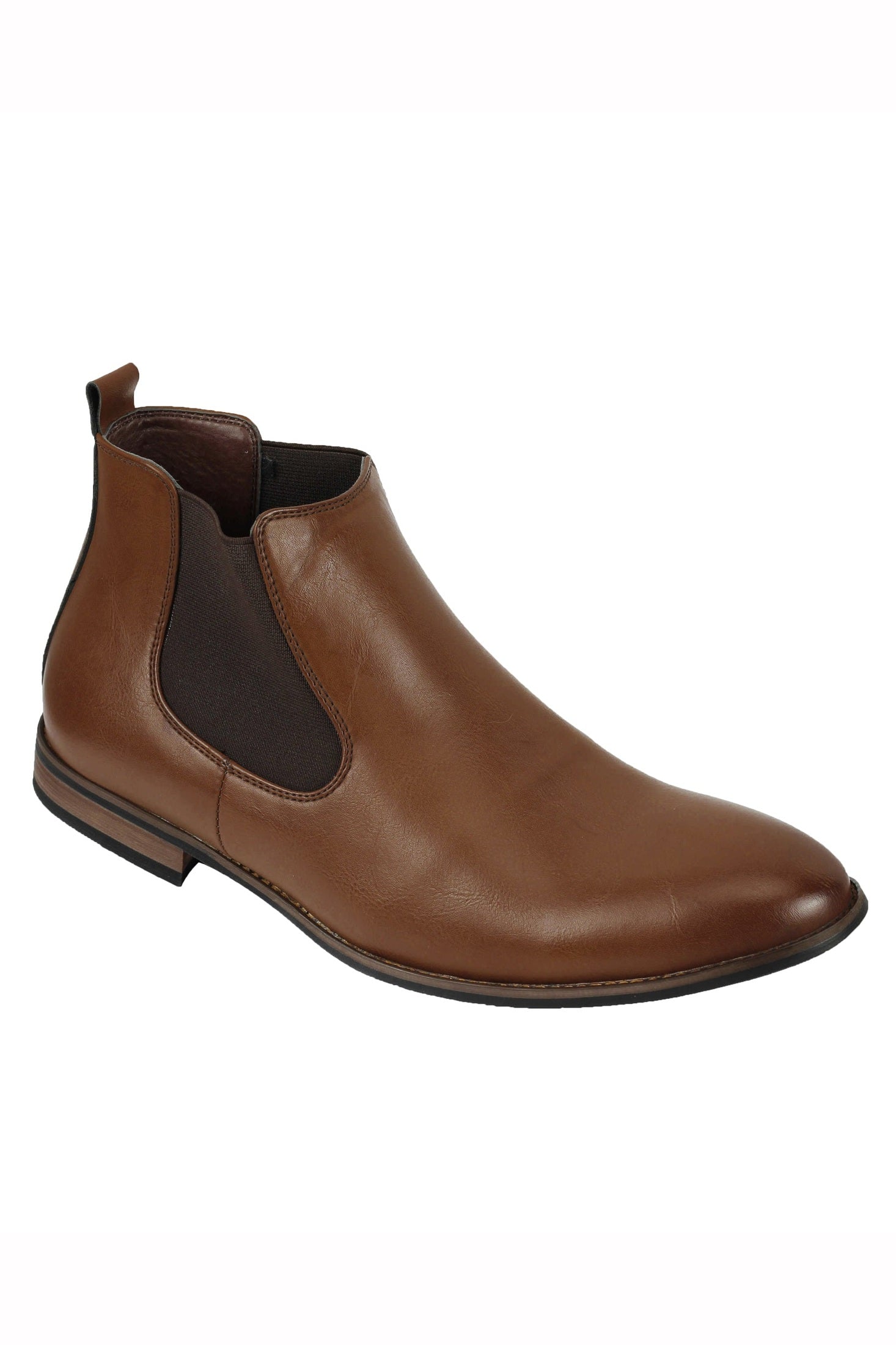 NEW MENS LEATHER ITALIA STYLE VINTAGE CHELSEA BOOTS CASUAL DEALER SHOES UK SIZE