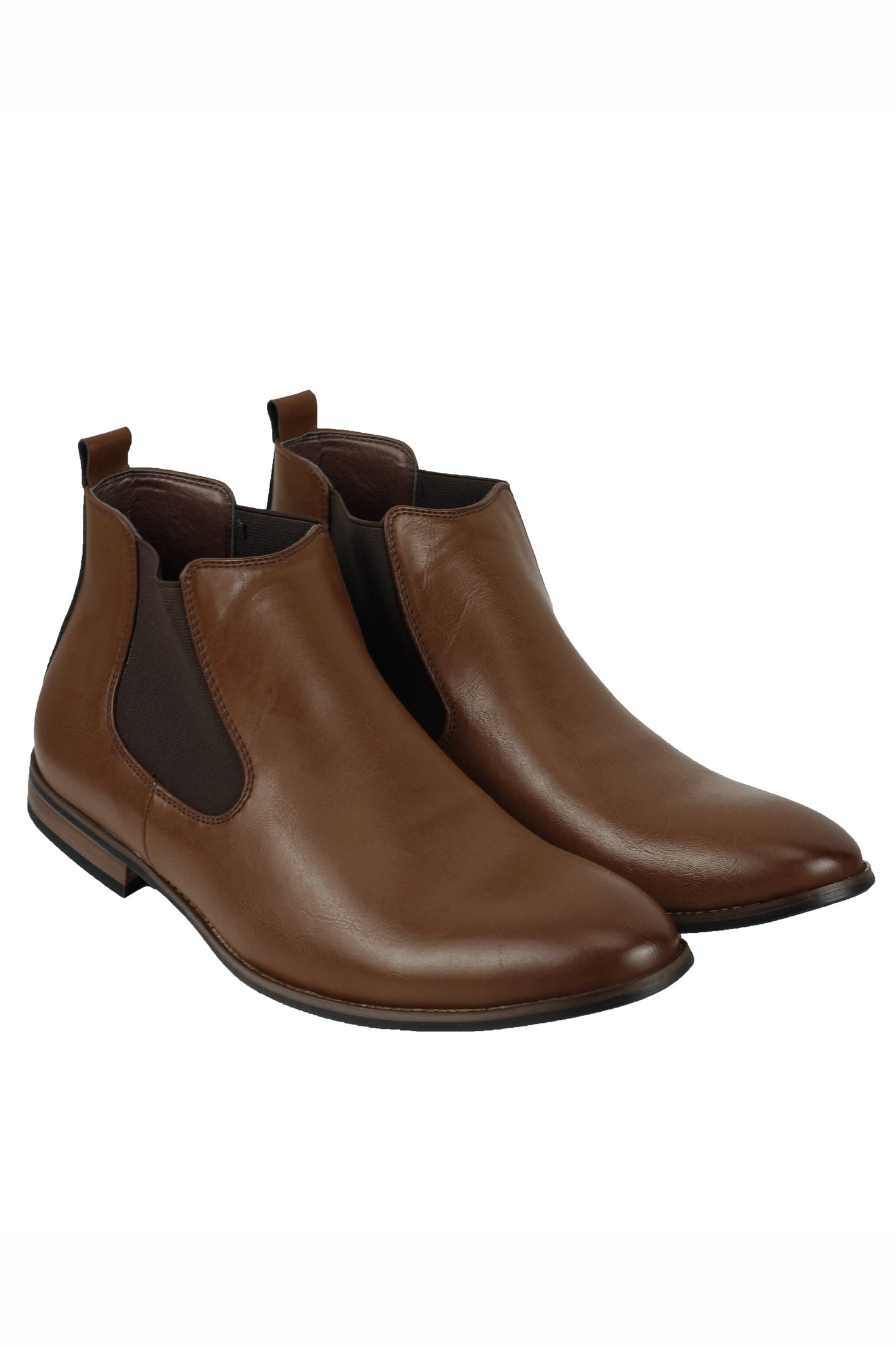 NEW MENS LEATHER ITALIA STYLE VINTAGE CHELSEA BOOTS CASUAL DEALER SHOES UK SIZE