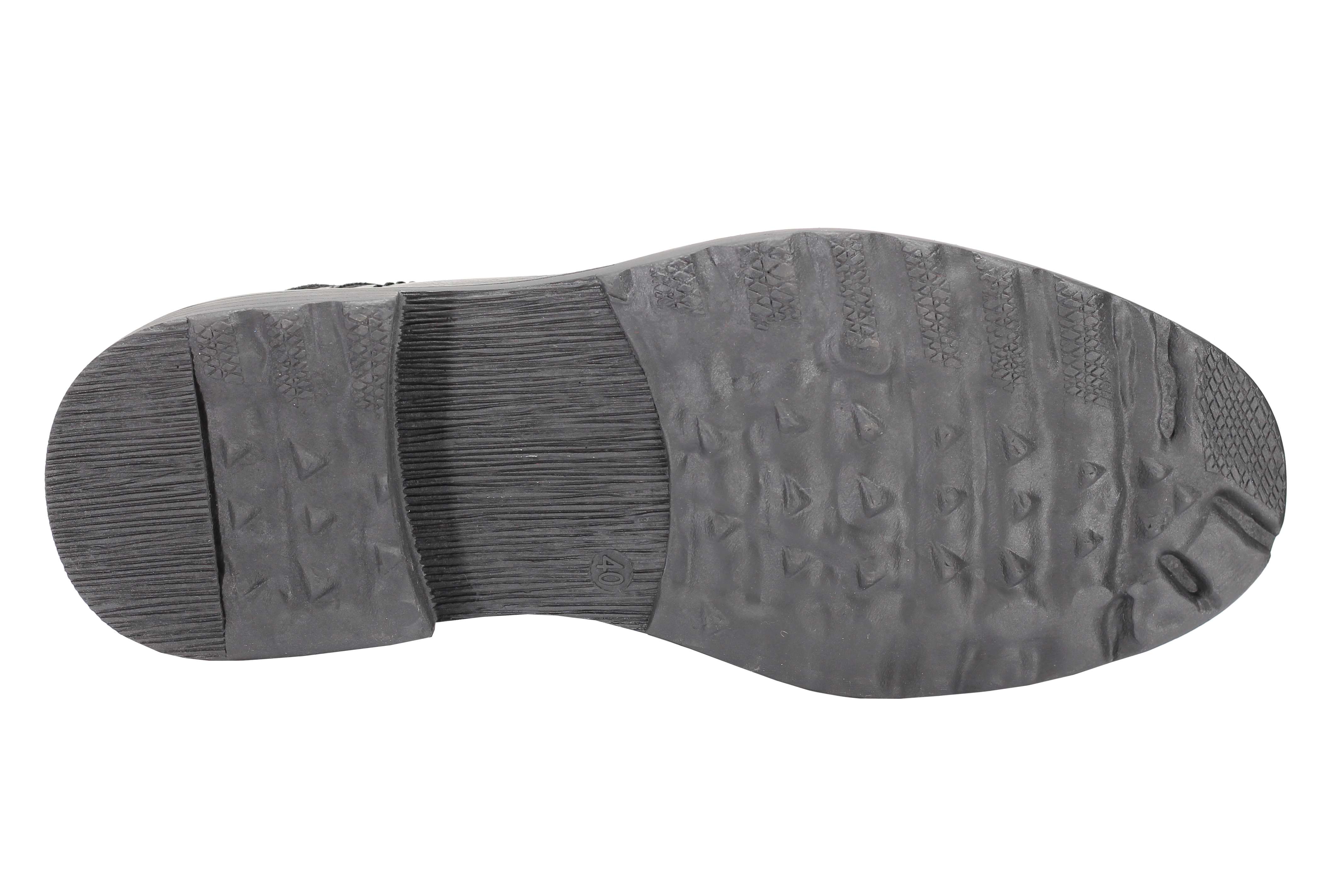 Faux Leather Boots for Mens Smart Casual Lace up & Zipped Dress Mid Top Shoes