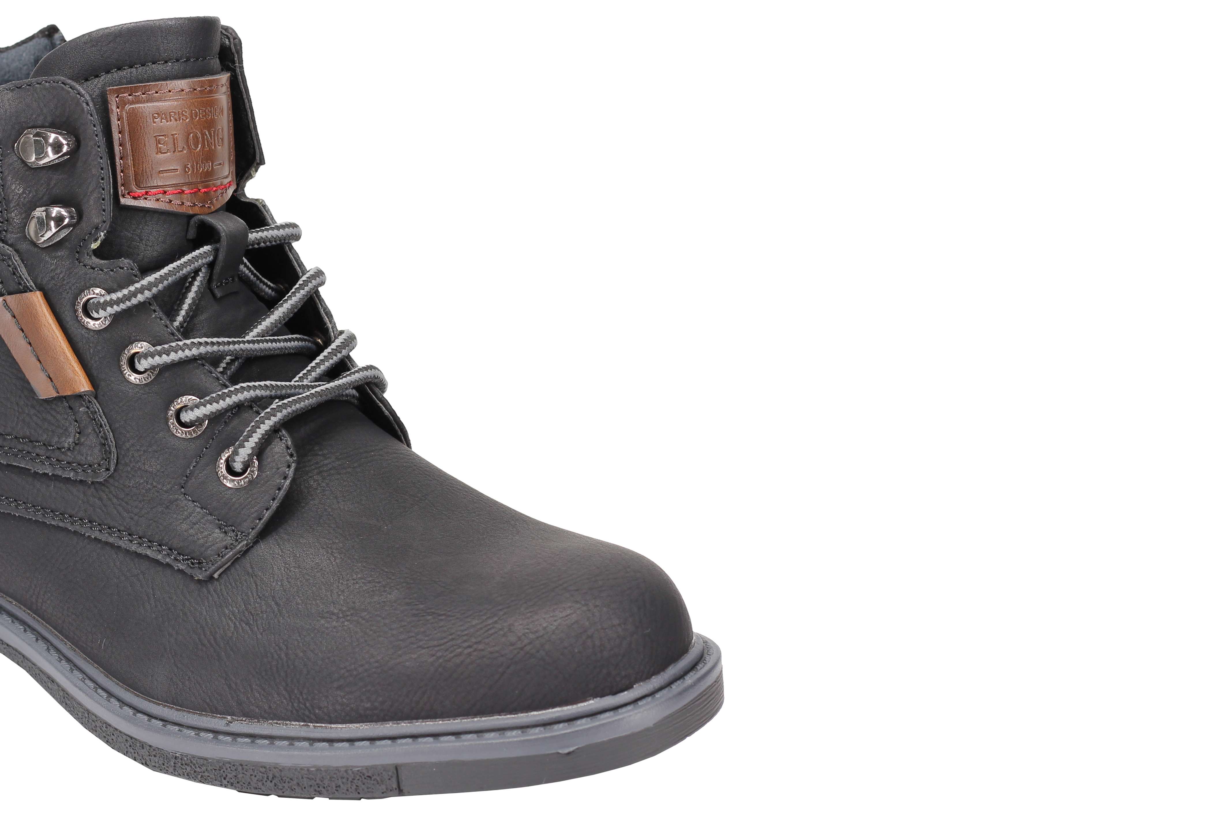 Mens Retro Smart Casual Faux Leather Boots Ankle Lace up Round Toe Cap Shoes