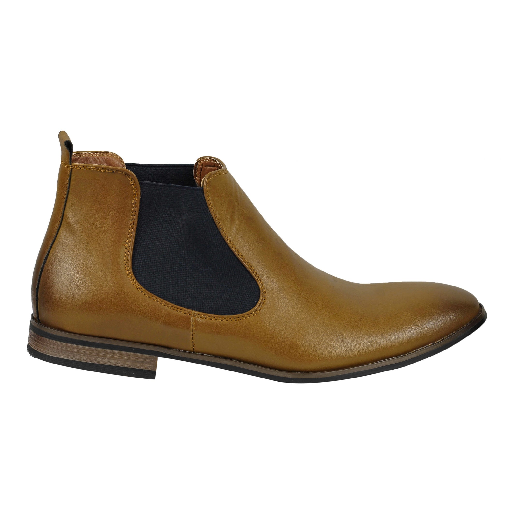 NEW MENS LEATHER ITALIA STYLE VINTAGE CHELSEA BOOTS CASUAL DEALER SHOES UK SIZE