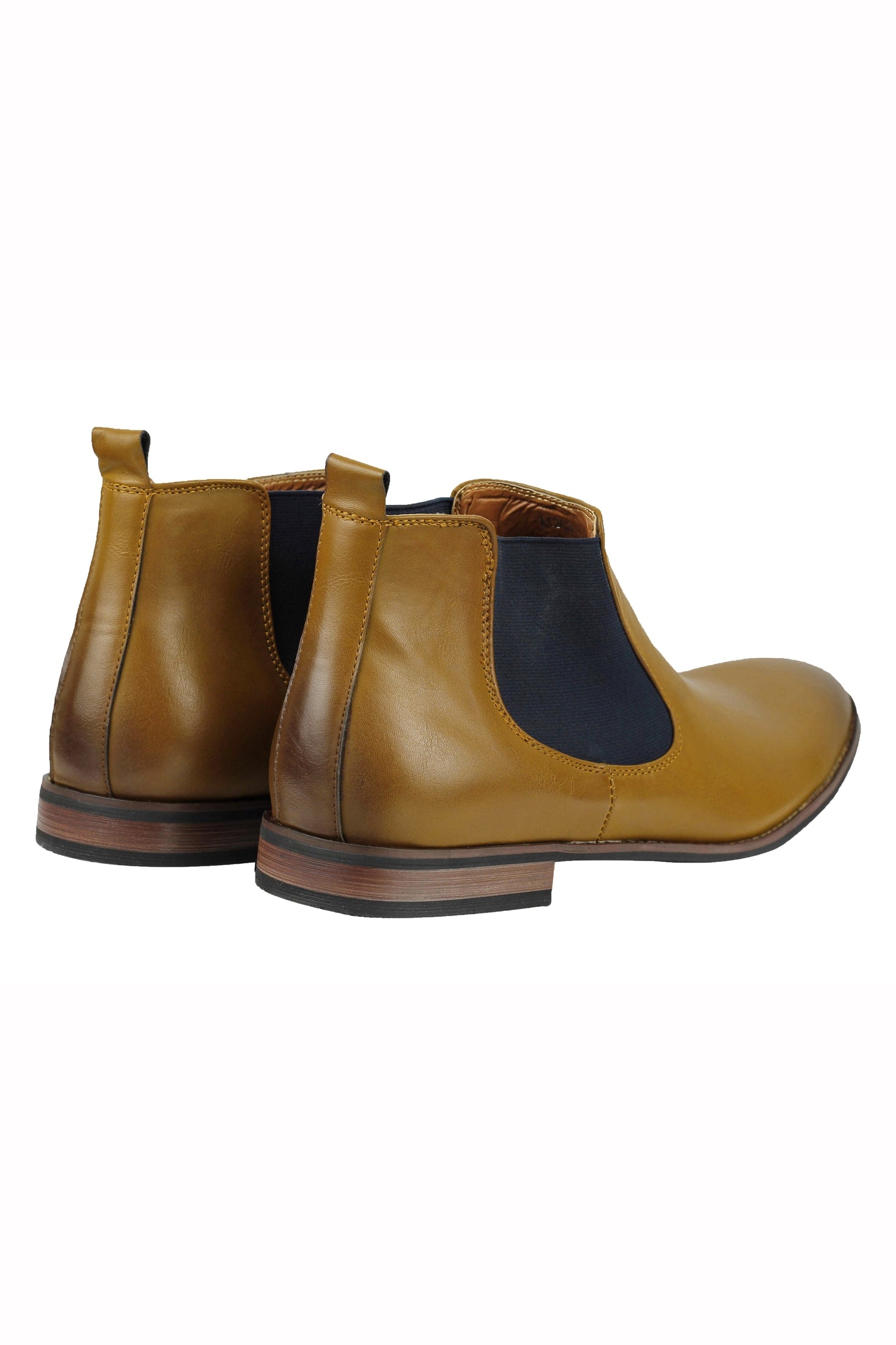 NEW MENS LEATHER ITALIA STYLE VINTAGE CHELSEA BOOTS CASUAL DEALER SHOES UK SIZE