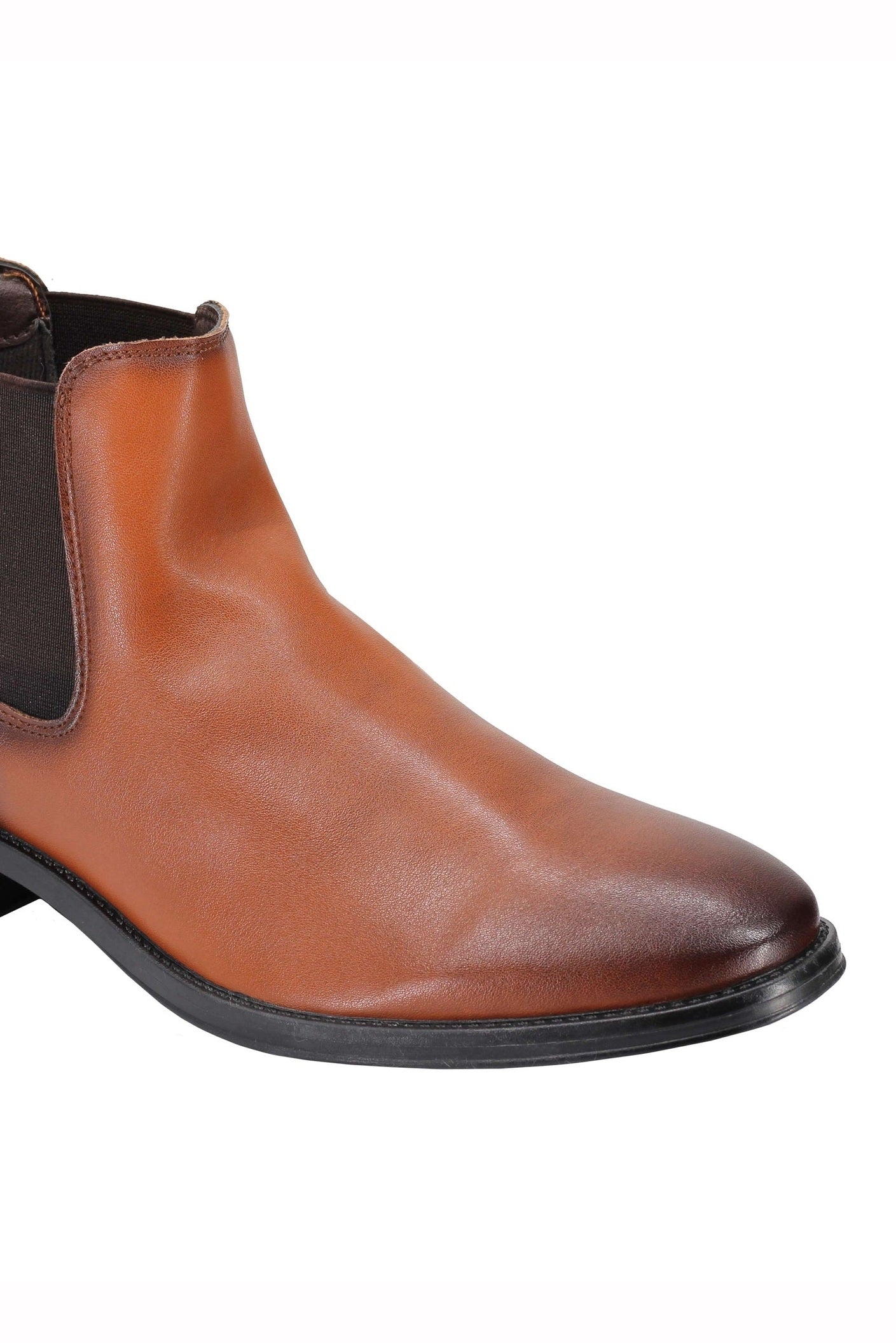 FAUX LEATHER CHELSEA BOOTS