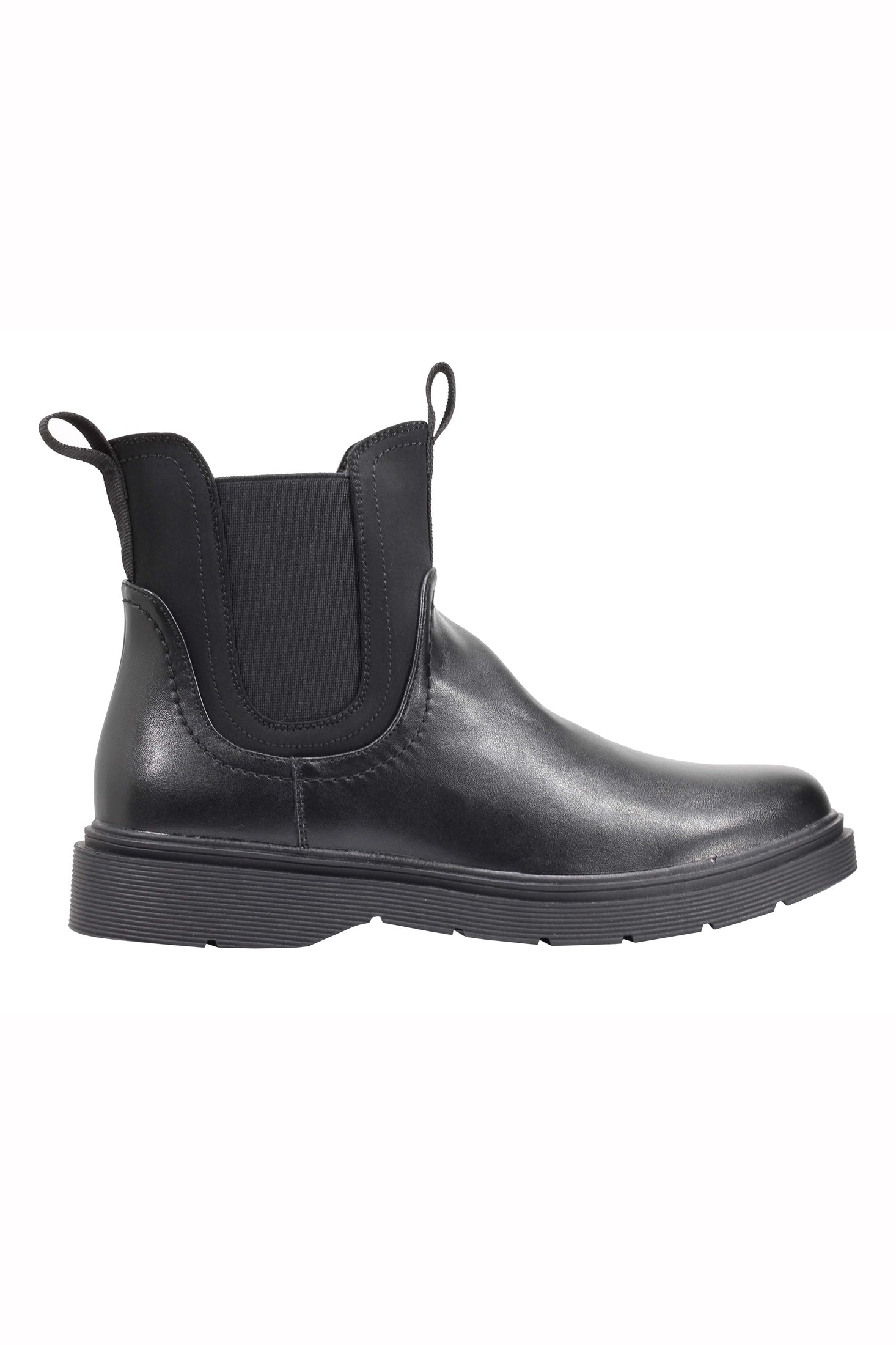 Classic Men’s Chelsea Boots Retro Ankle Twin Gussets Faux Leather Dealer Shoes