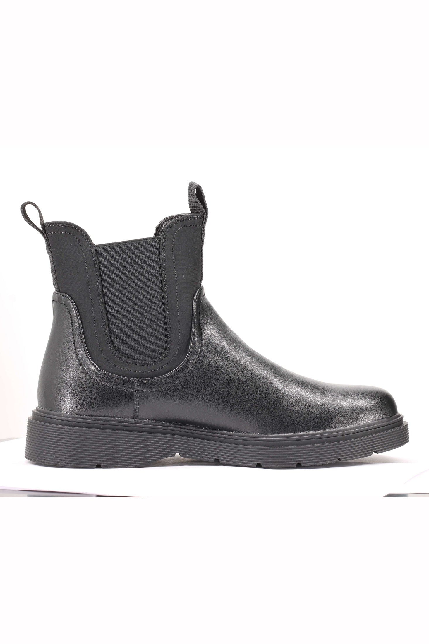 Classic Men’s Chelsea Boots Retro Ankle Twin Gussets Faux Leather Dealer Shoes