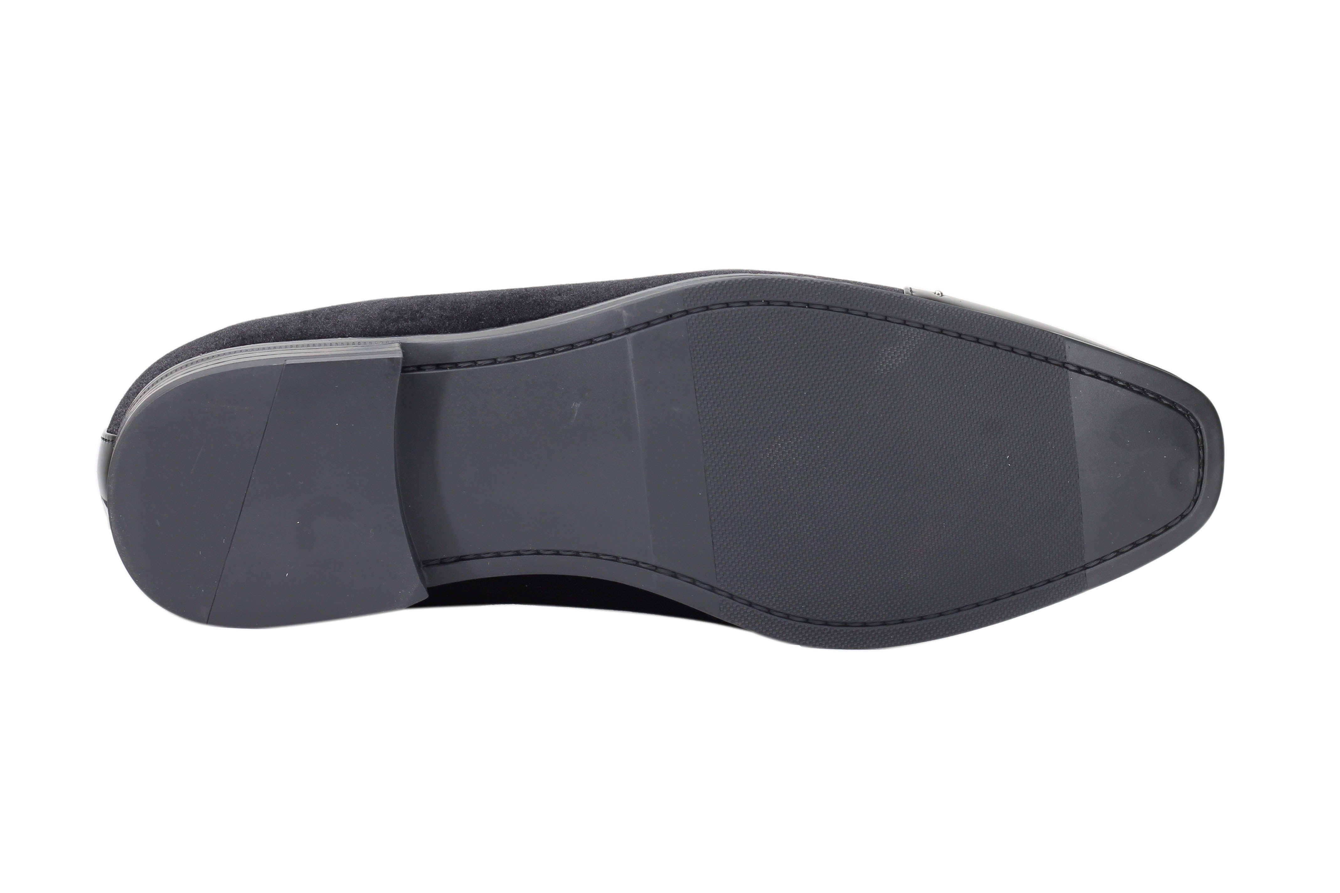 Velvet Loafer Mens Patent Leather Toe Retro Slip on Shoes Smoking Dress Slippers