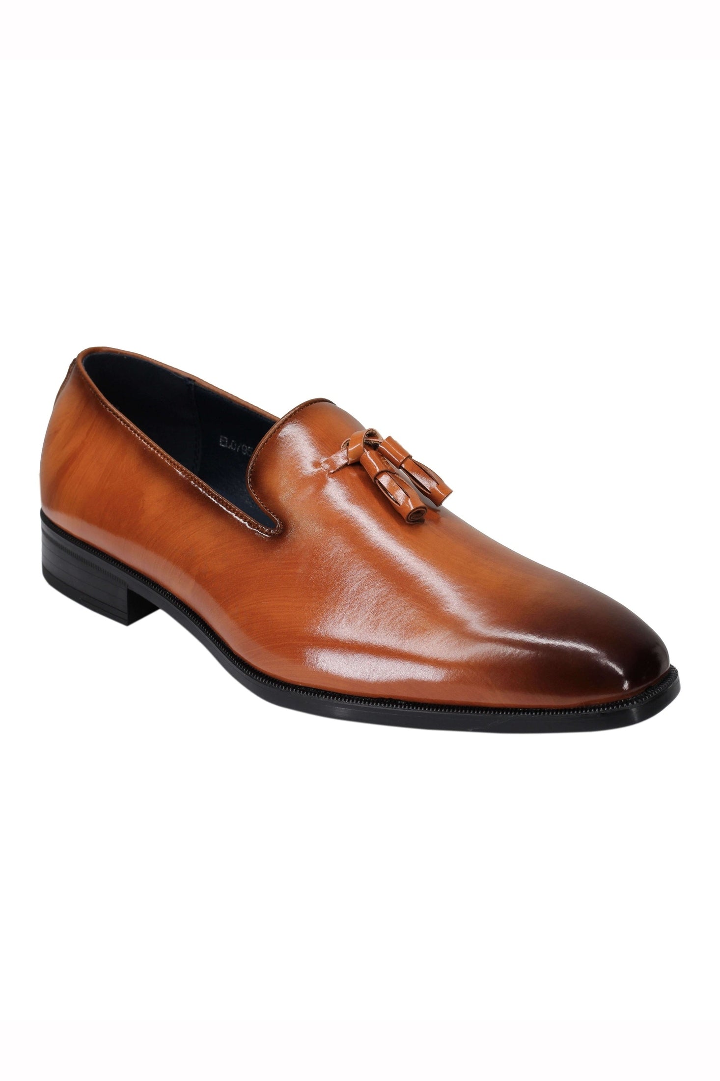 FAUX LEATHER LOAFERS WITH TASSELS