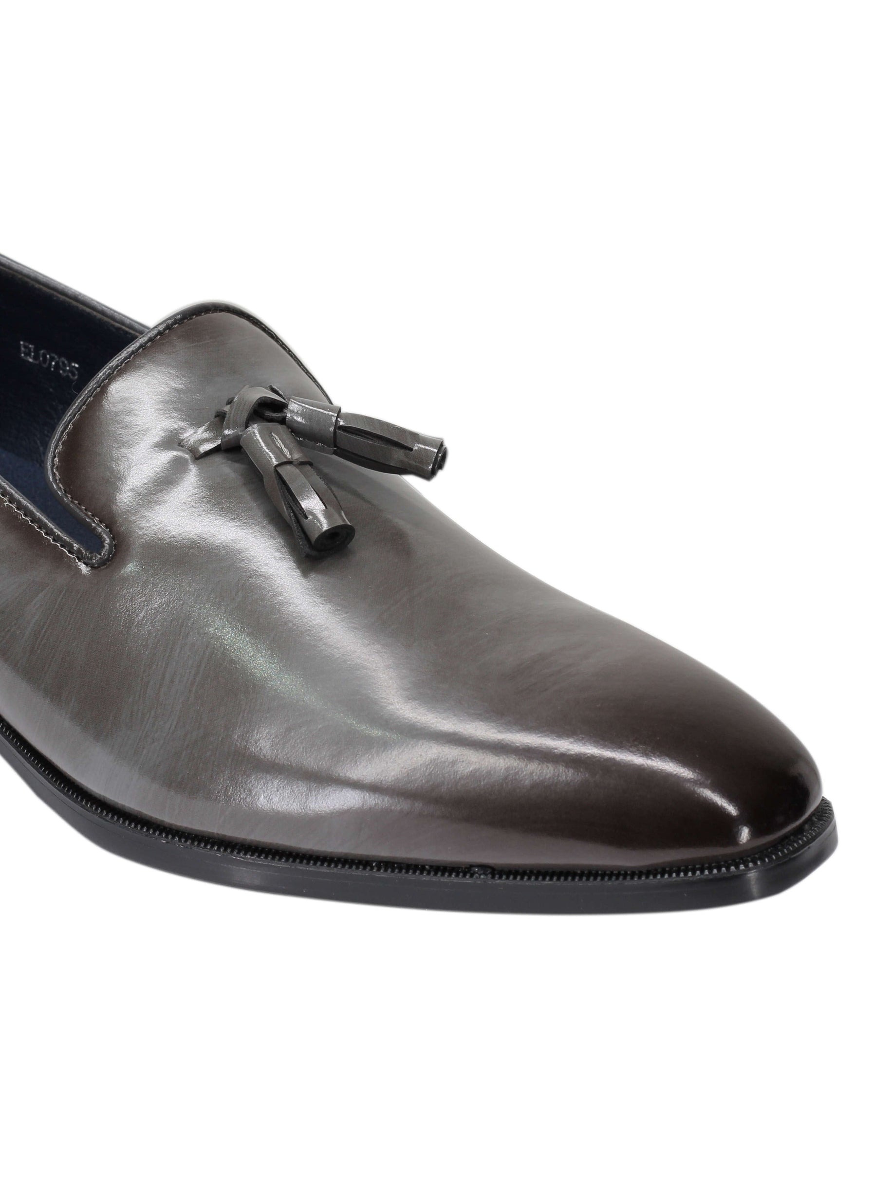 FAUX LEATHER LOAFERS WITH TASSELS