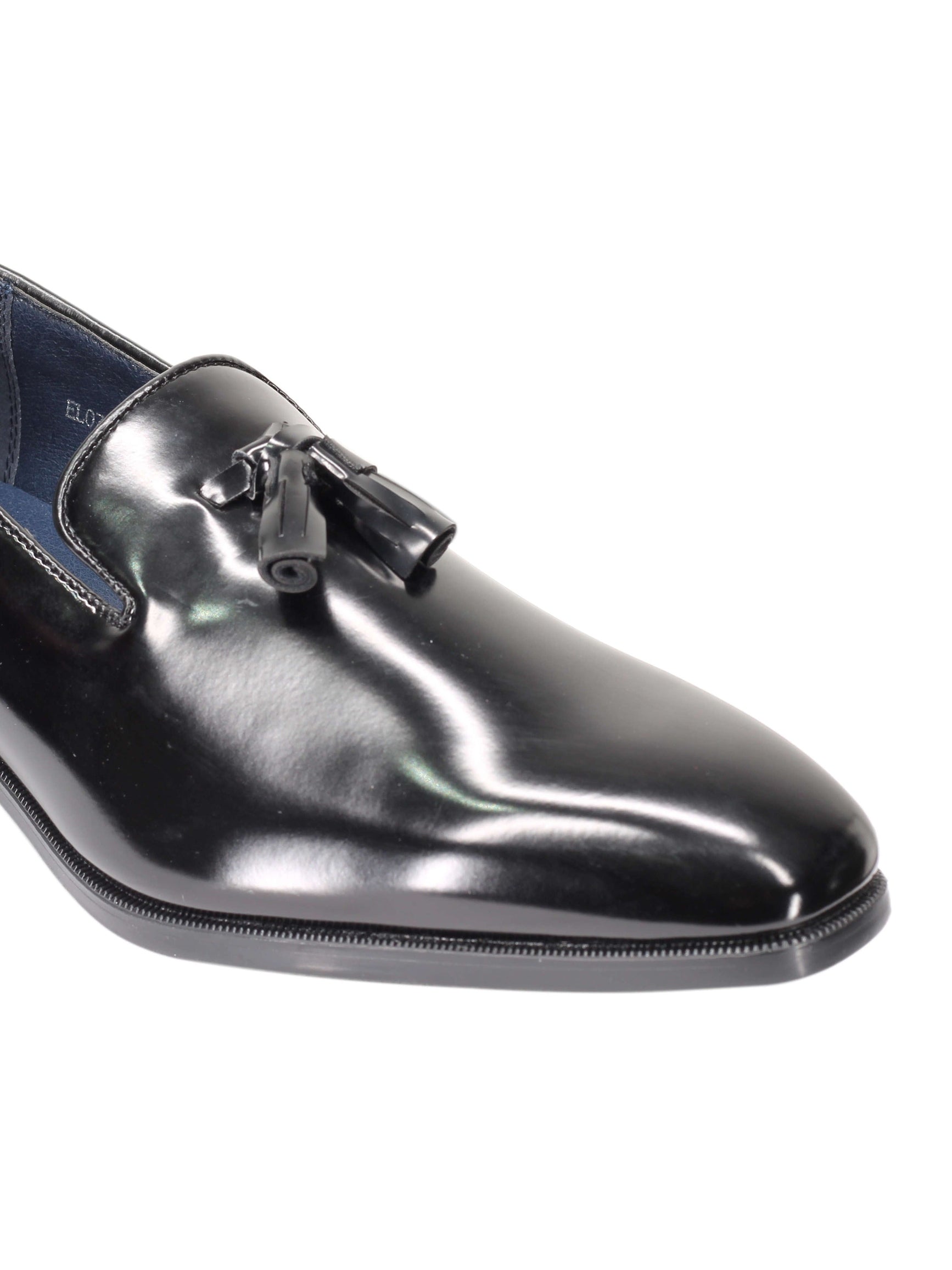 FAUX LEATHER LOAFERS WITH TASSELS