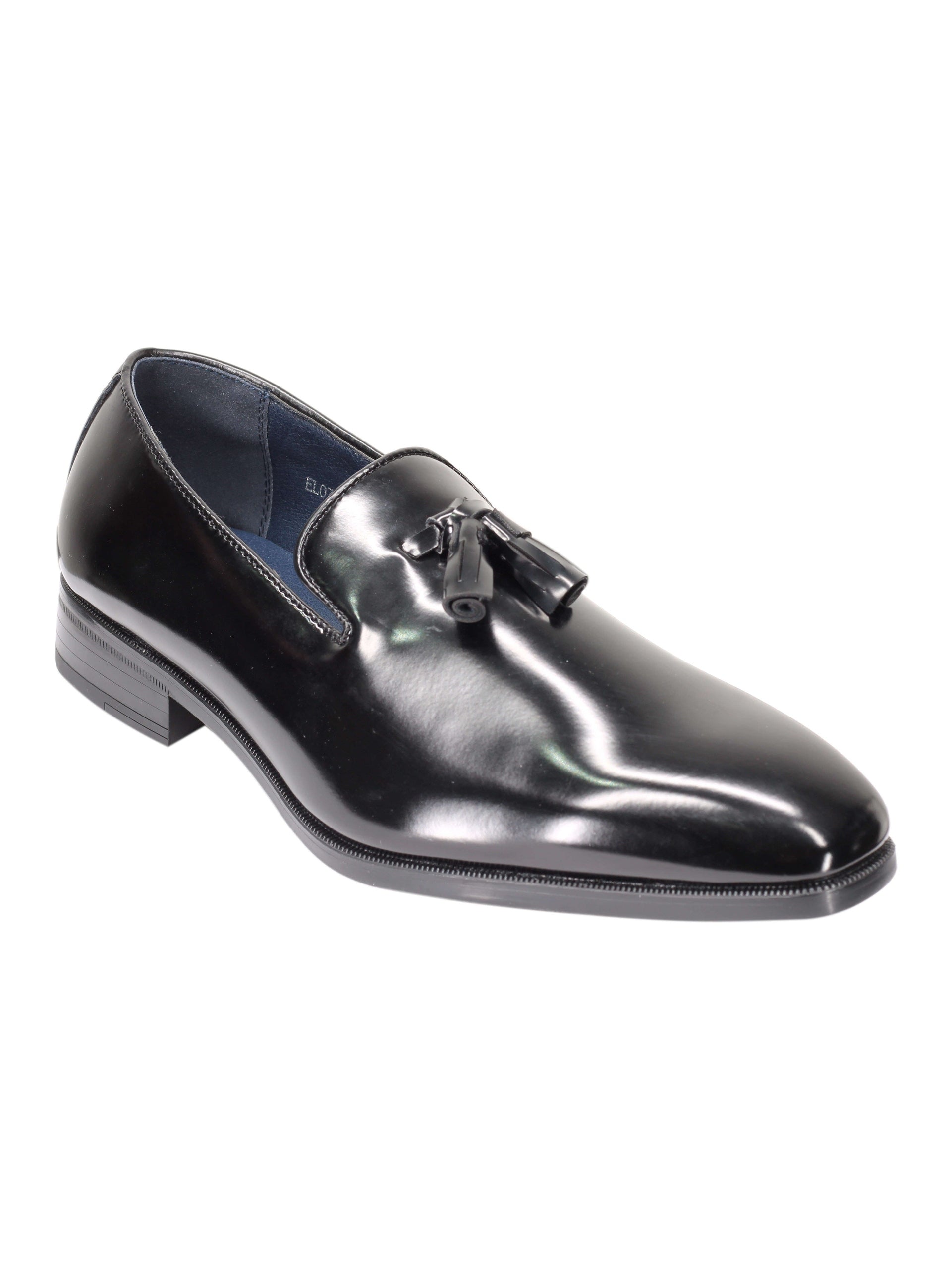 FAUX LEATHER LOAFERS WITH TASSELS