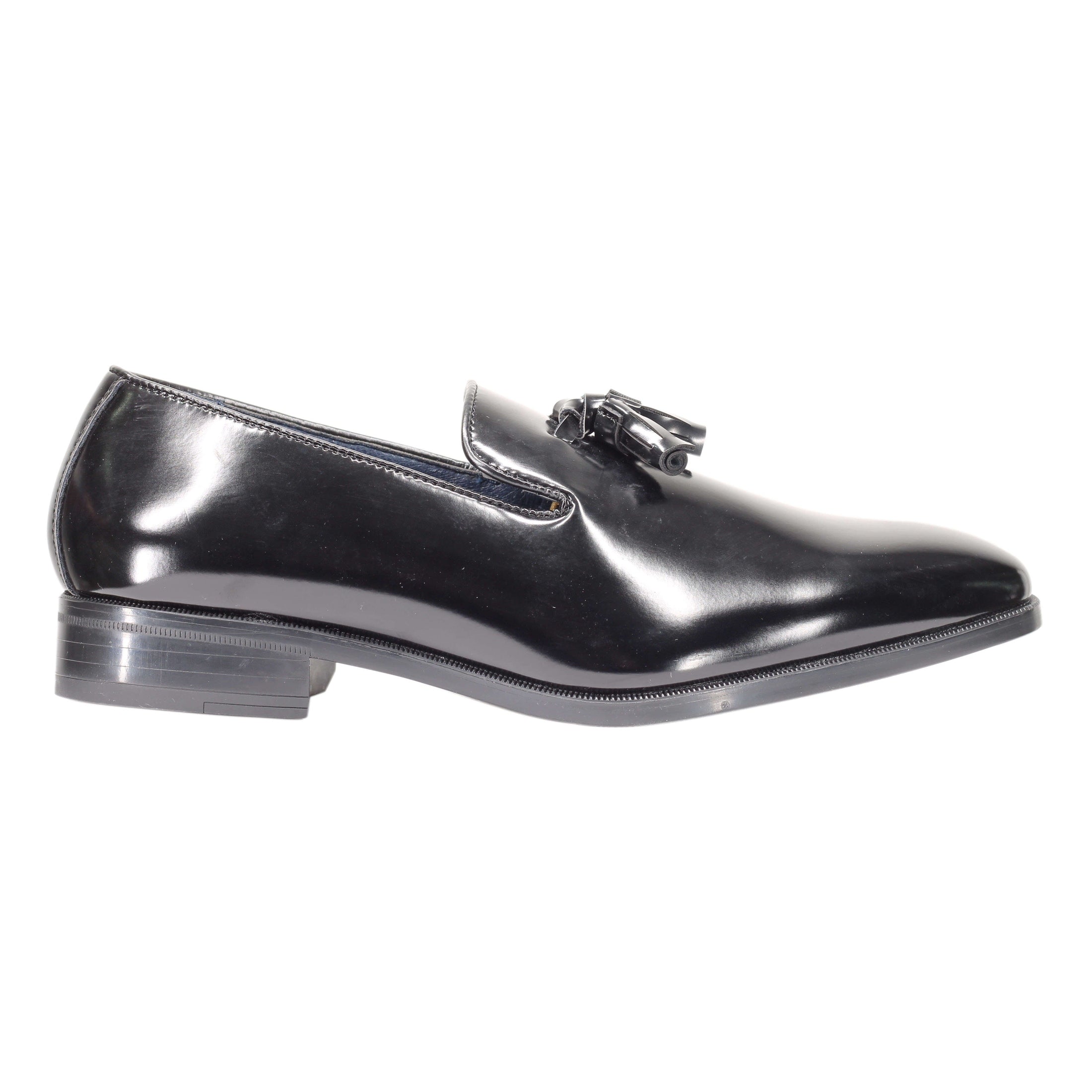 FAUX LEATHER LOAFERS WITH TASSELS