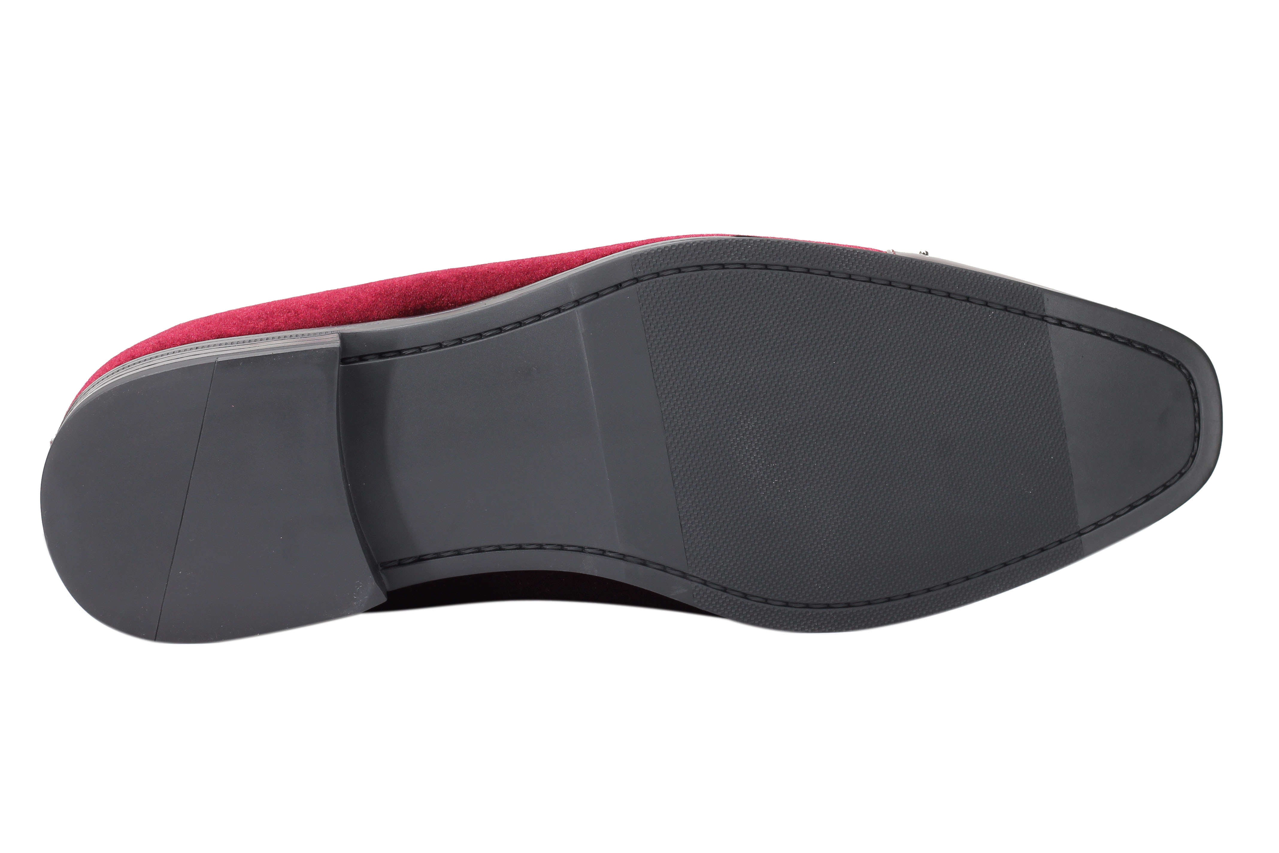 Velvet Loafer Mens Patent Leather Toe Retro Slip on Shoes Smoking Dress Slippers