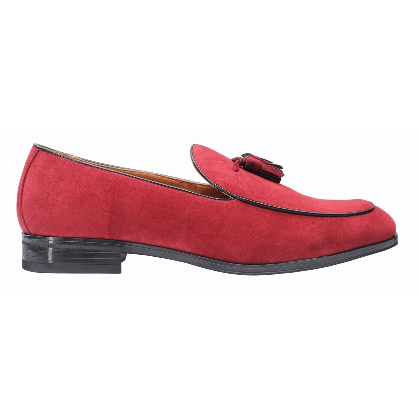 Faux Suede Tassel Loafers