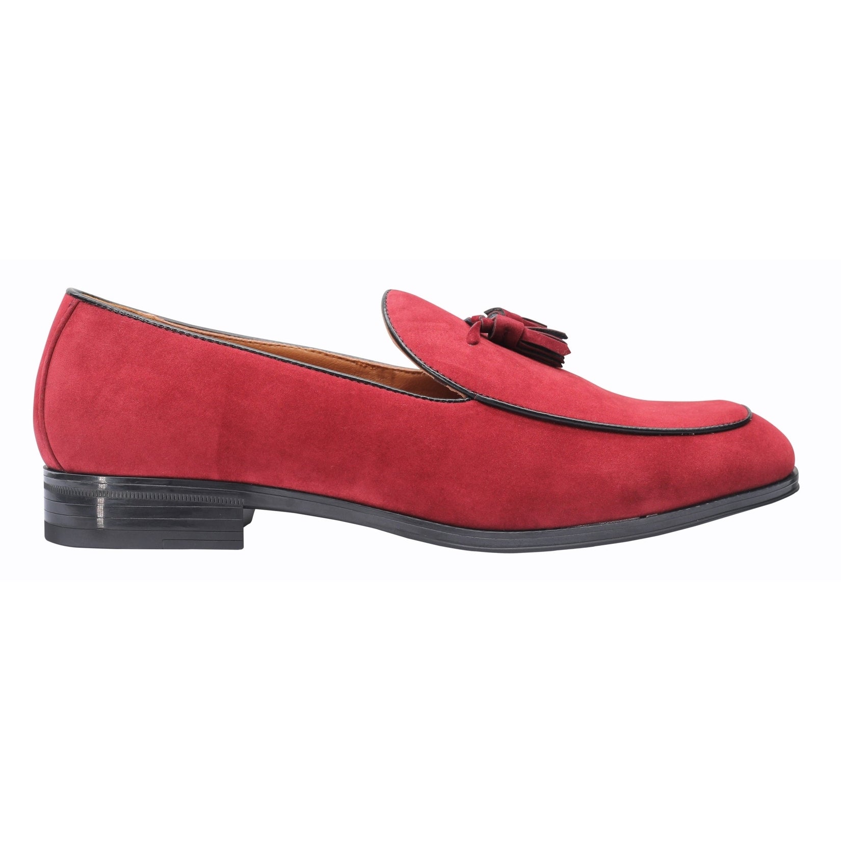 Faux Suede Tassel Loafers