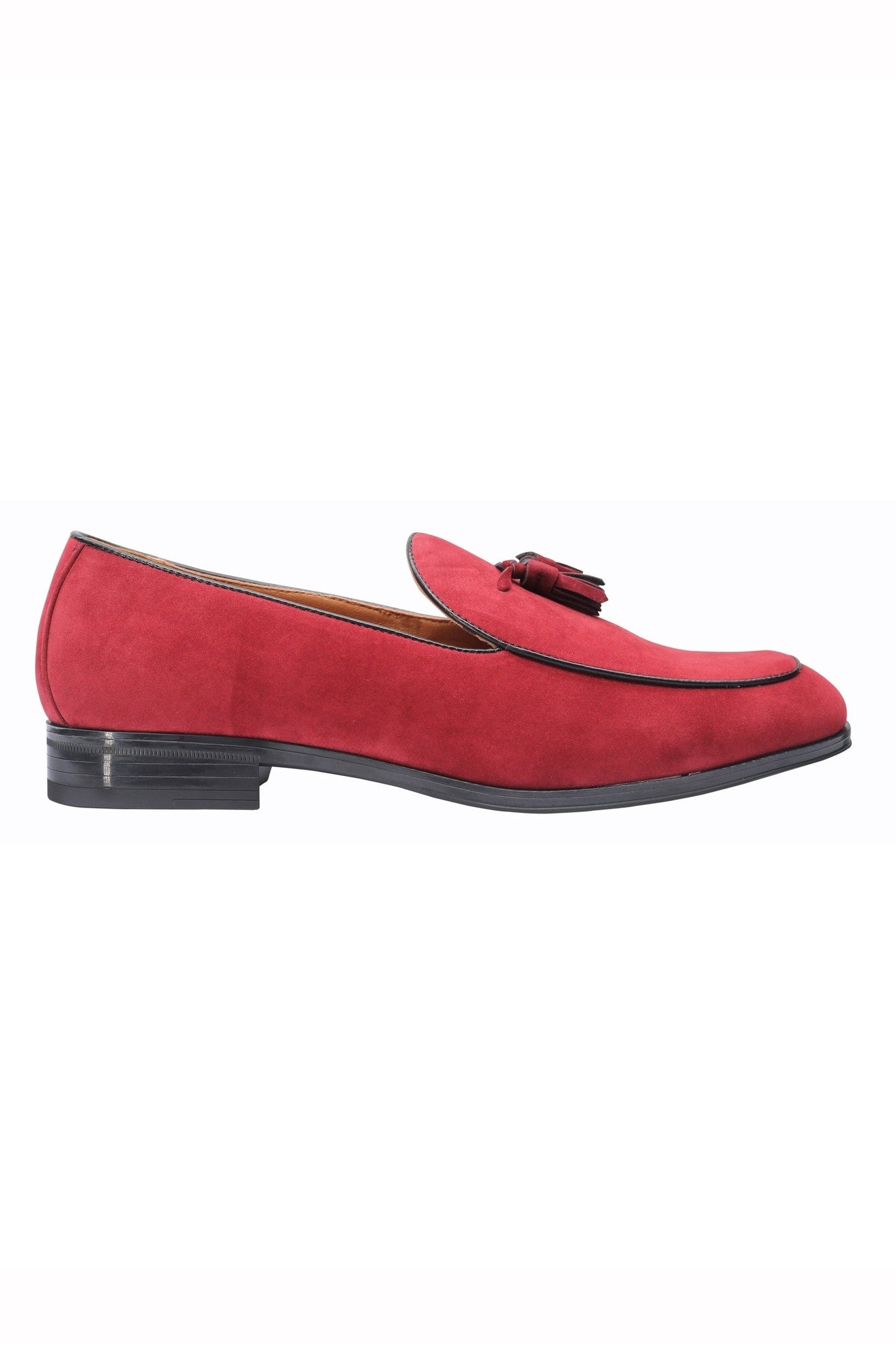 Faux Suede Tassel Loafers