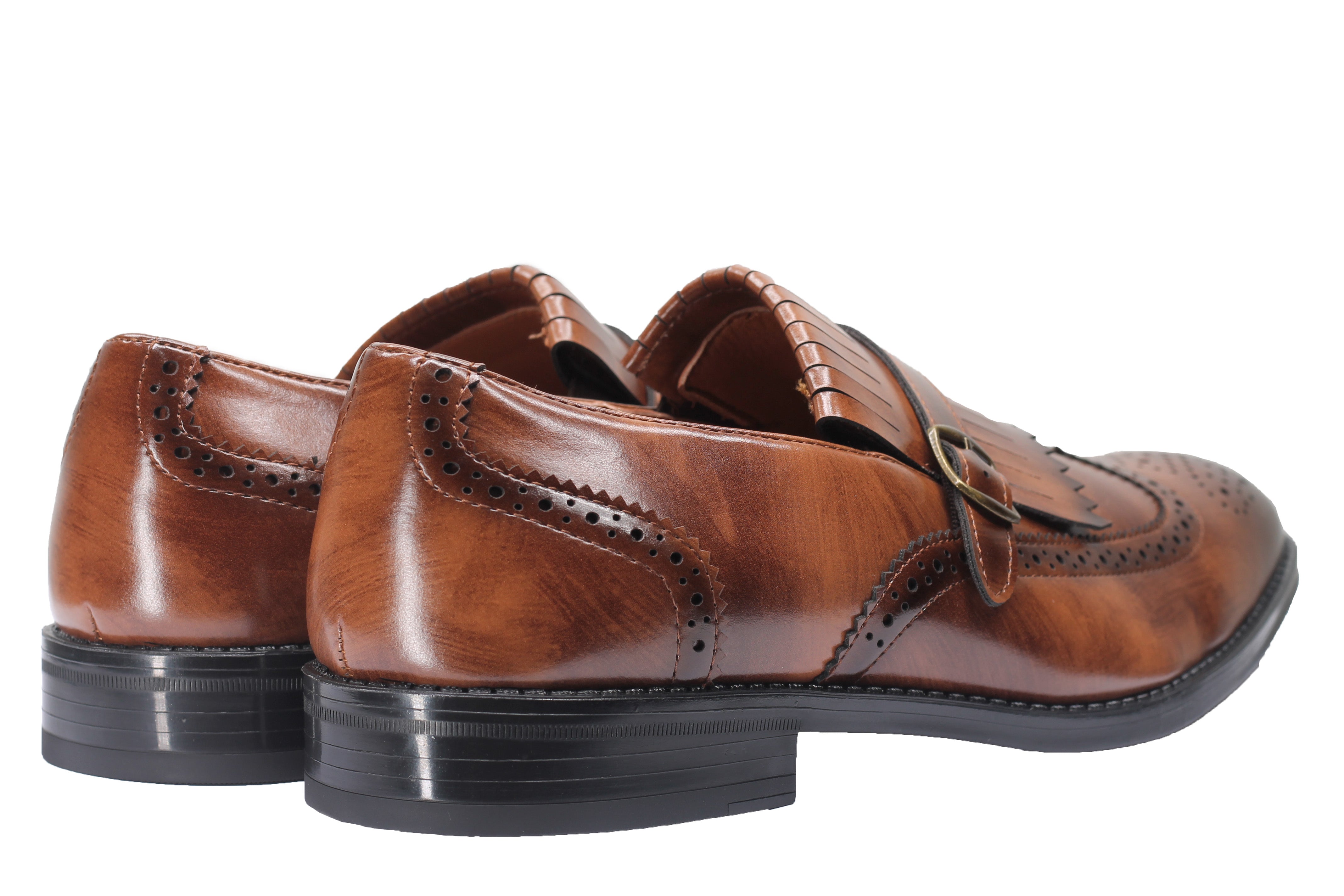 MONK STRAP BROGUE LOAFERS