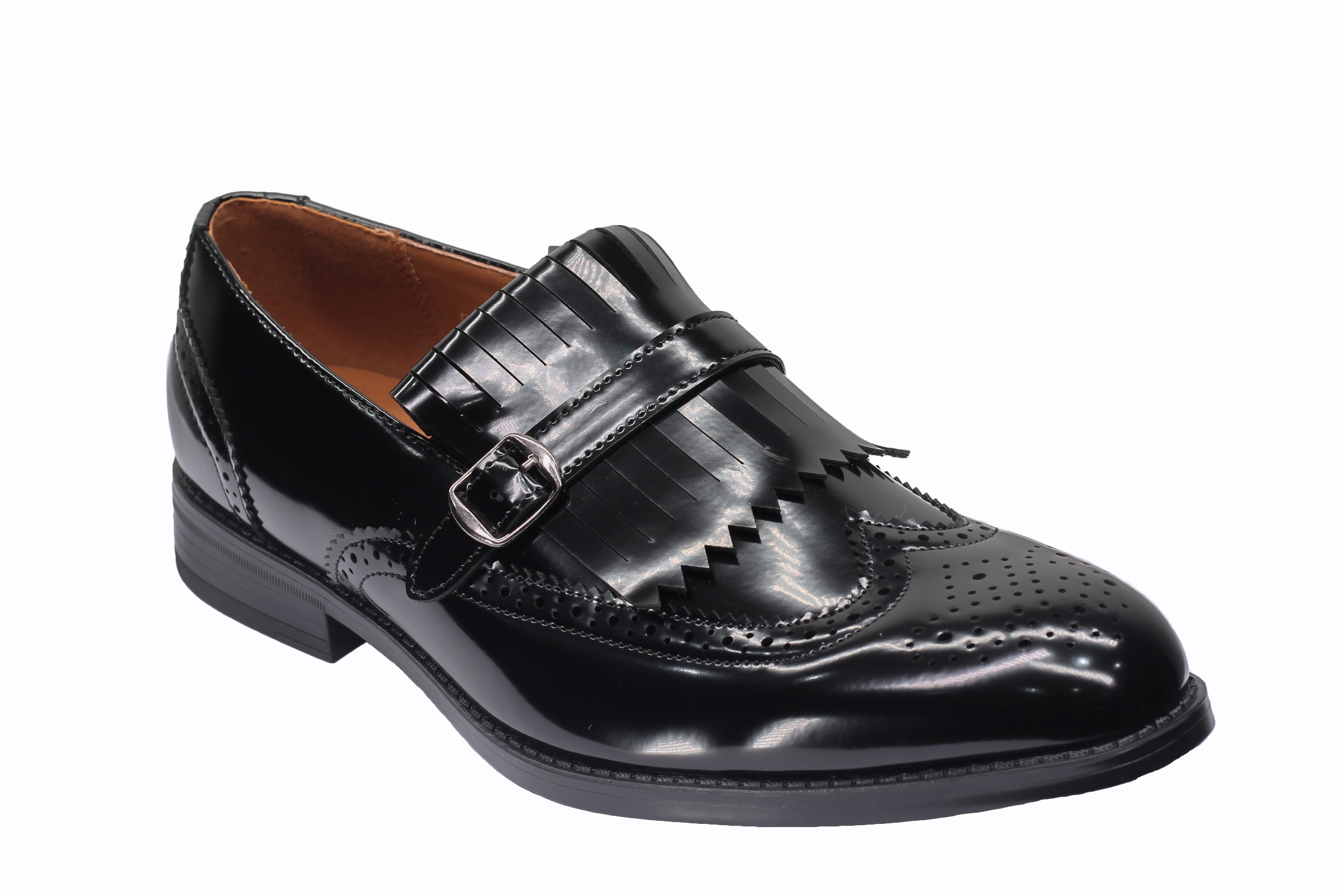 MONK STRAP BROGUE LOAFERS