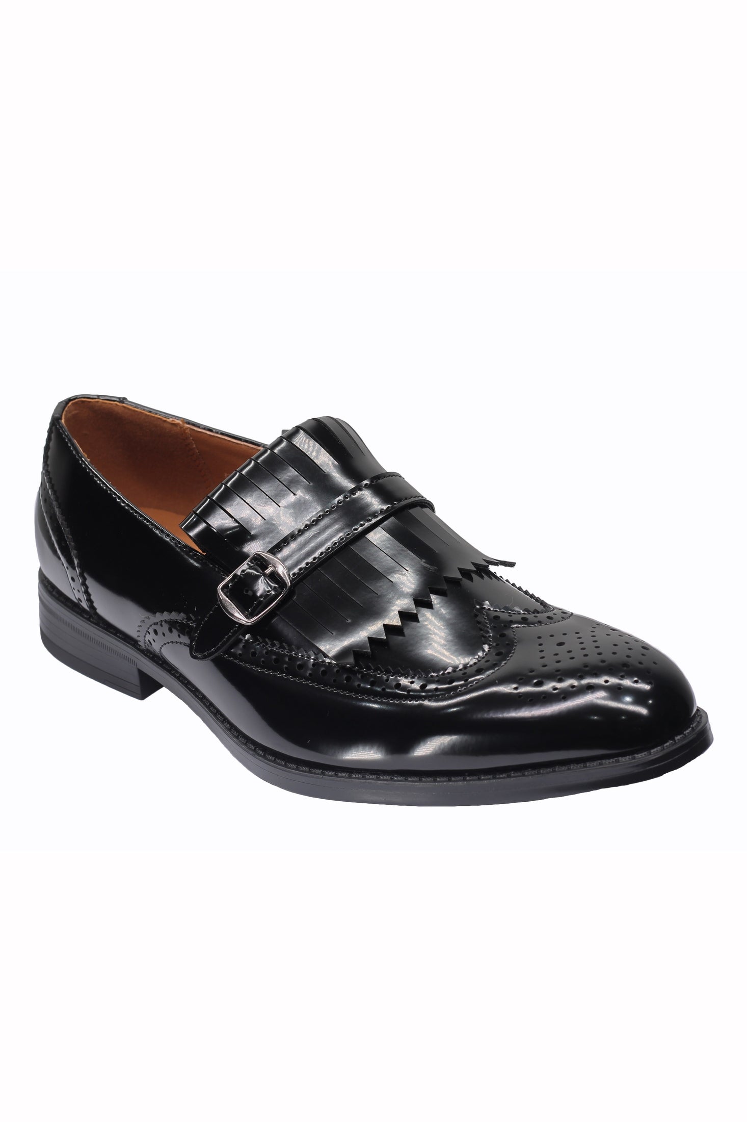MONK STRAP BROGUE LOAFERS