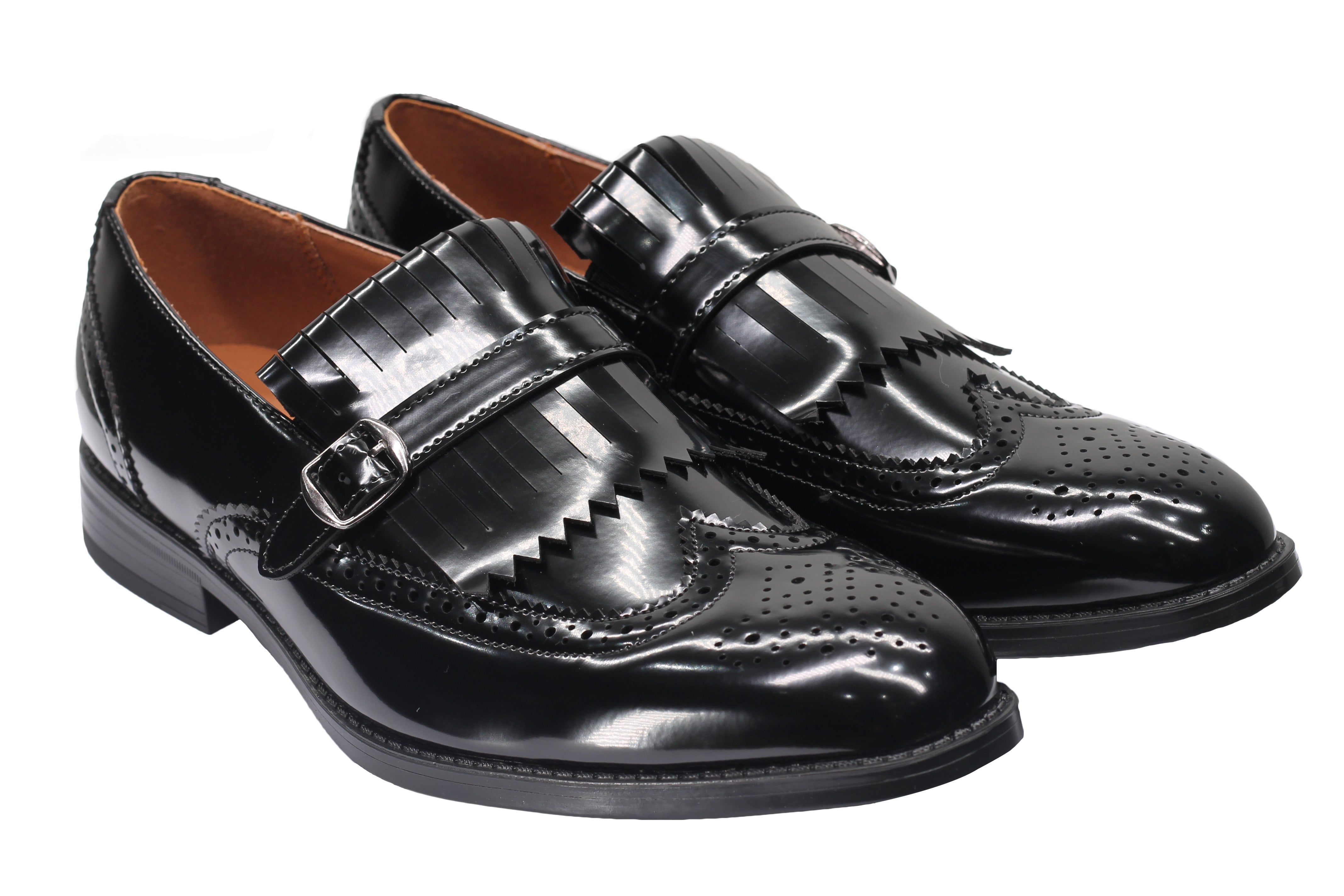 MONK STRAP BROGUE LOAFERS