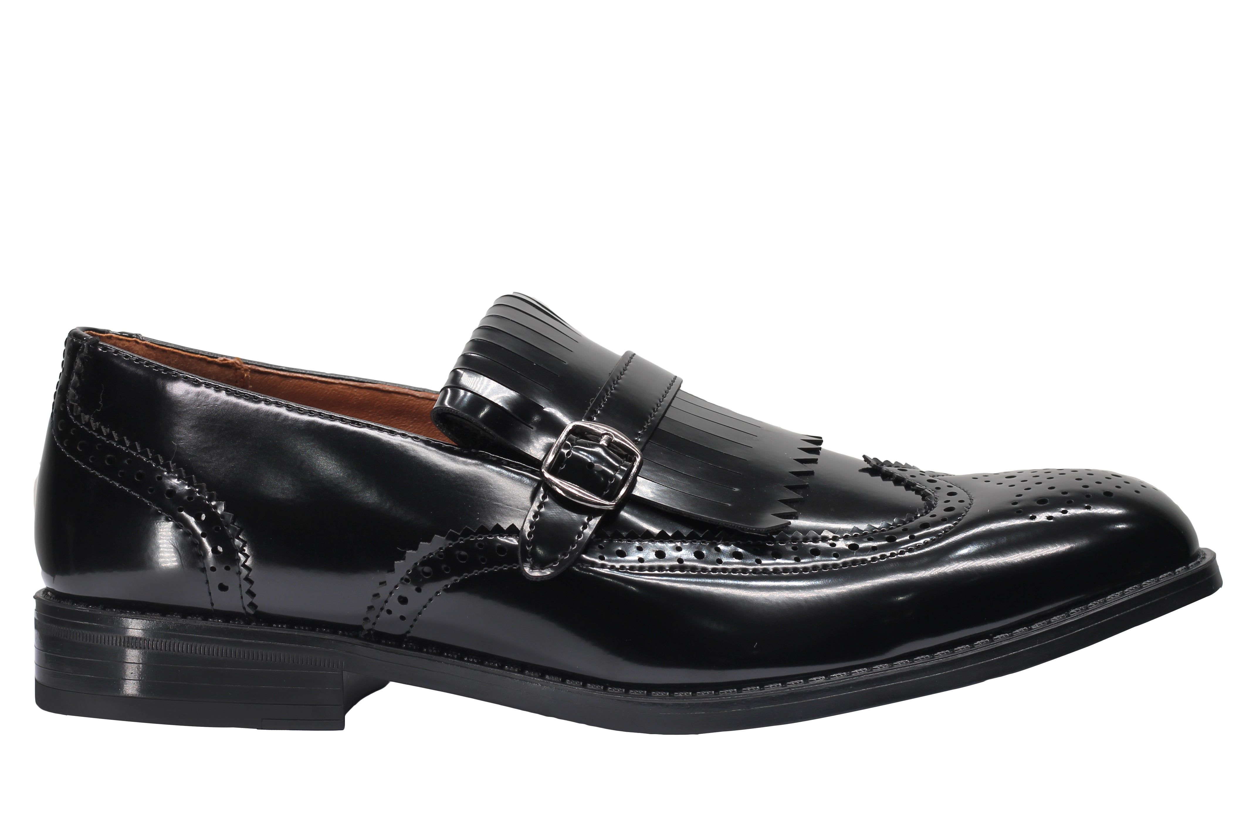 MONK STRAP BROGUE LOAFERS
