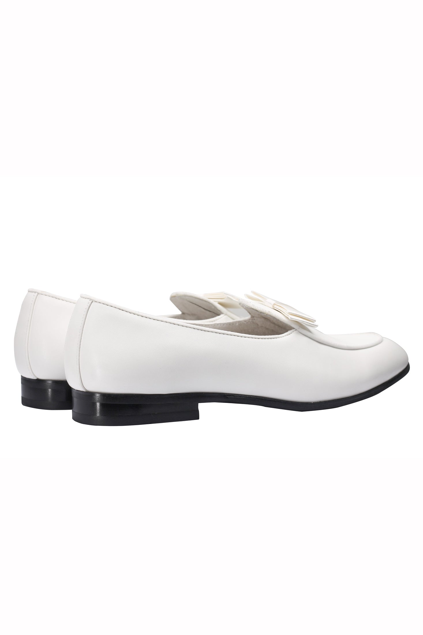 MEN’S SHINY PATENT LEATHER LOAFERS BOW TIE FORMAL SLIP ON DRESS WEDDING SHOES