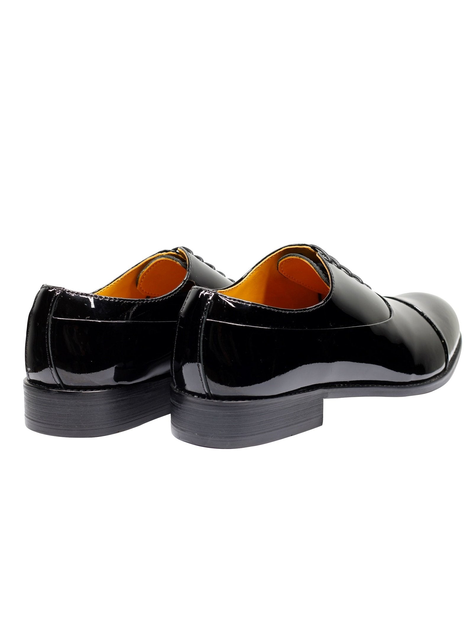 BLACK PATENT OXFORDS