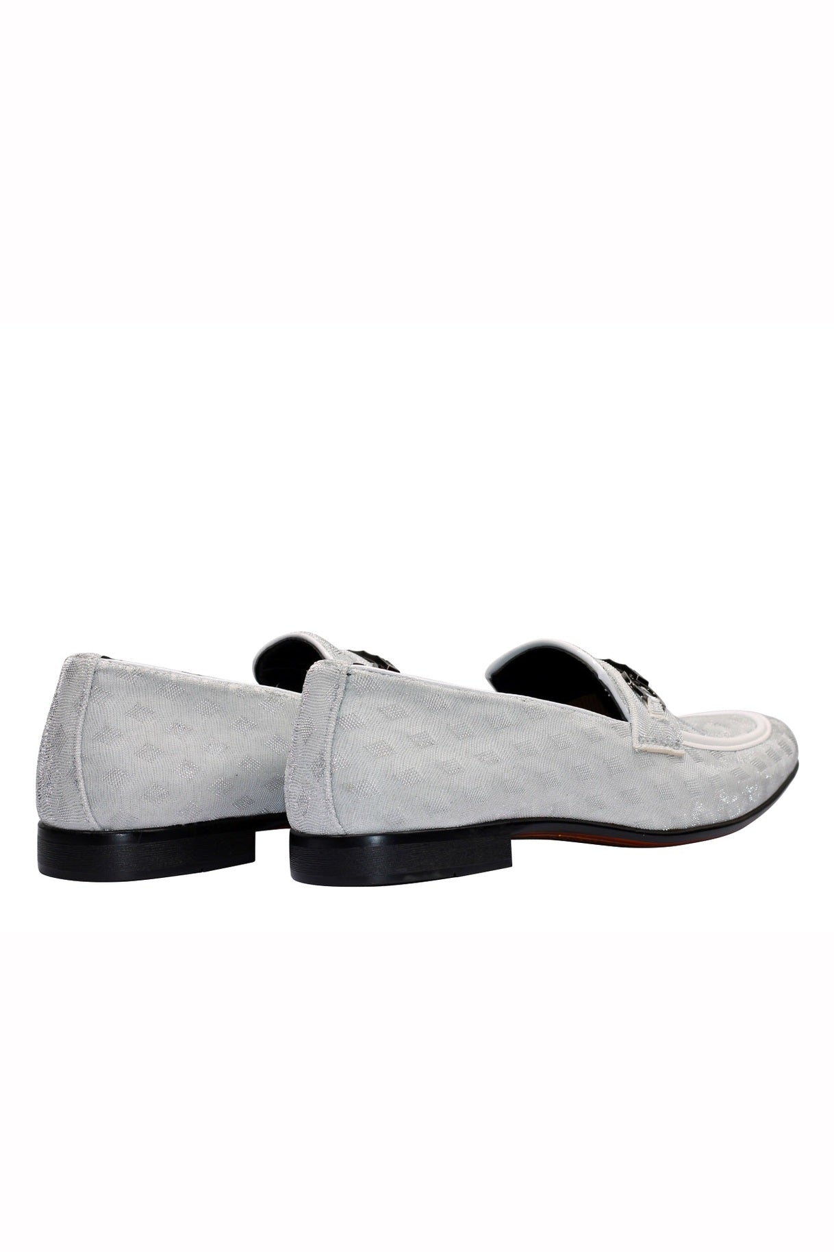 Party Loafers with Glittery Print