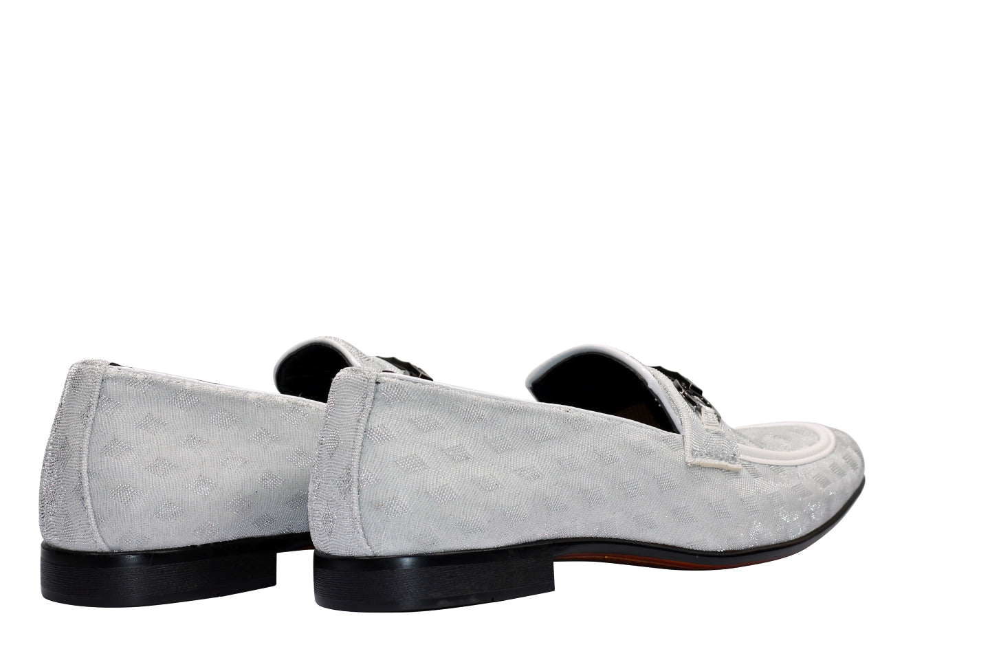 Party Loafers with Glittery Print