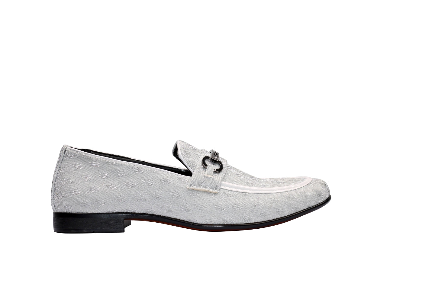 Party Loafers with Glittery Print