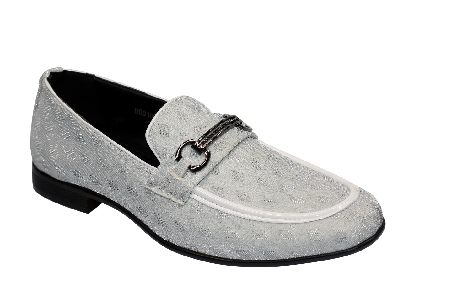 Party Loafers with Glittery Print