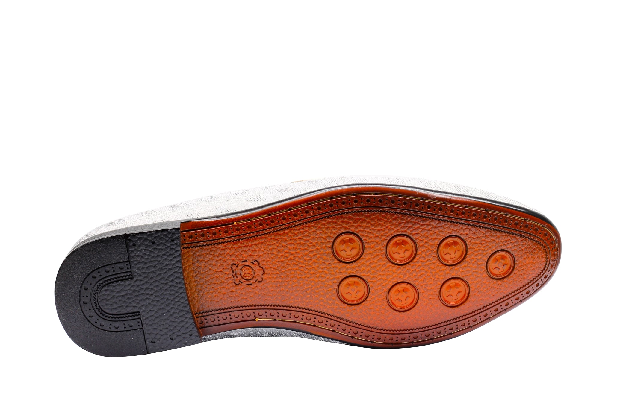 Party Loafers with Glittery Print