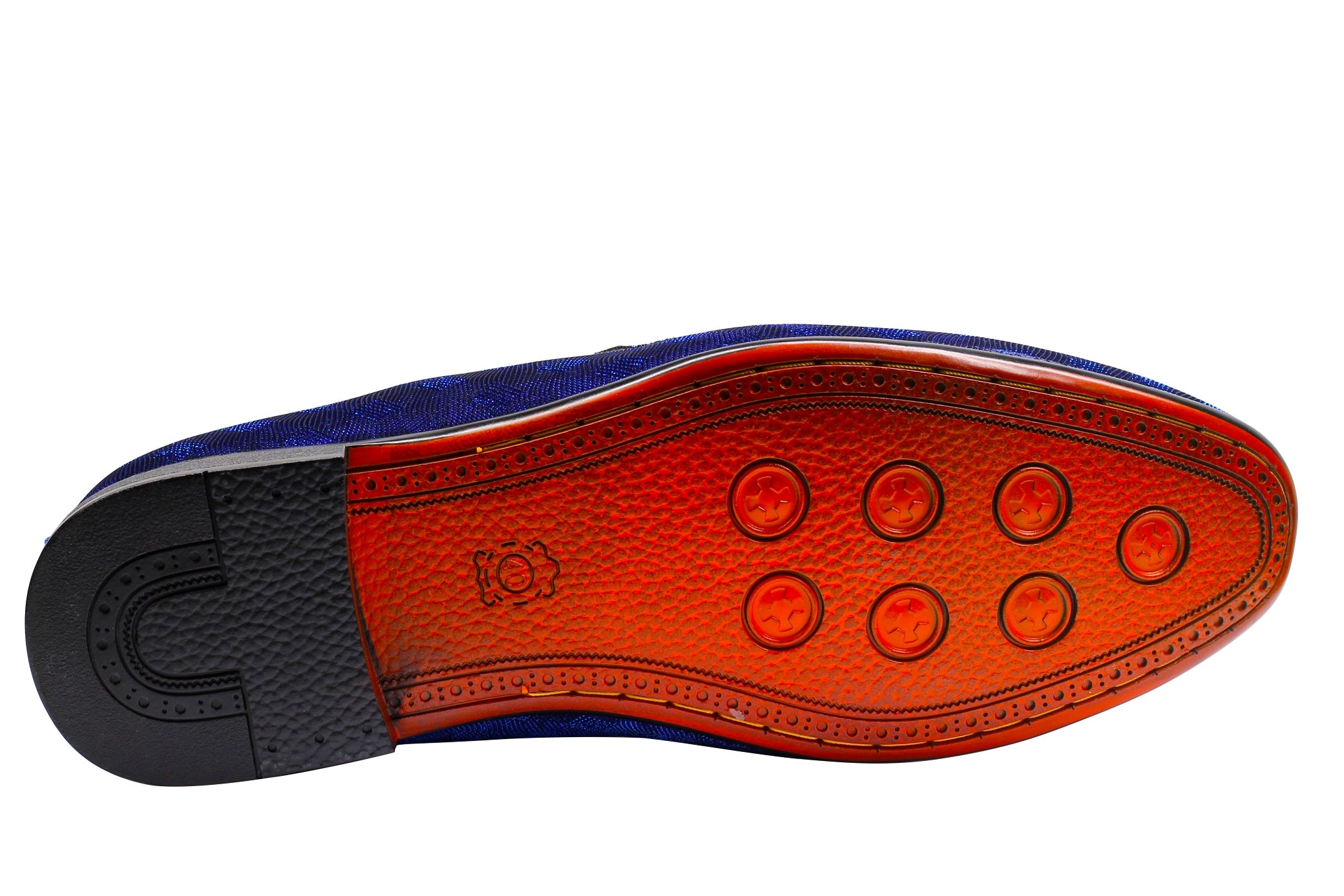 Party Loafers with Glittery Print