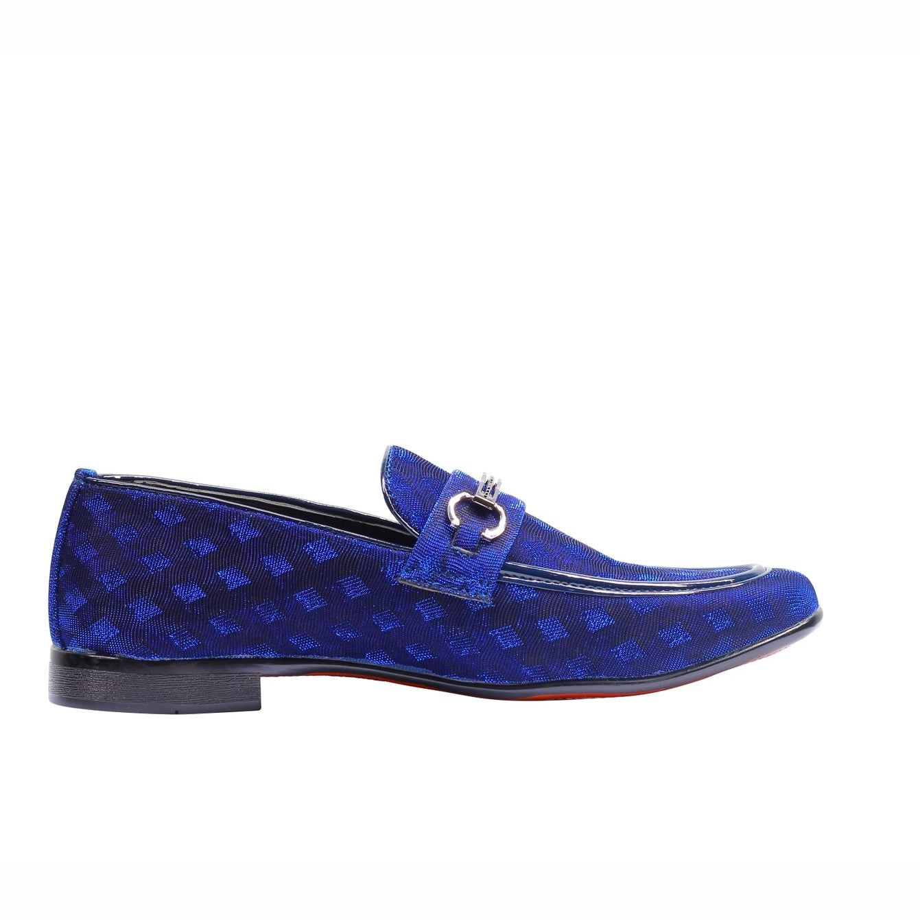 Party Loafers with Glittery Print