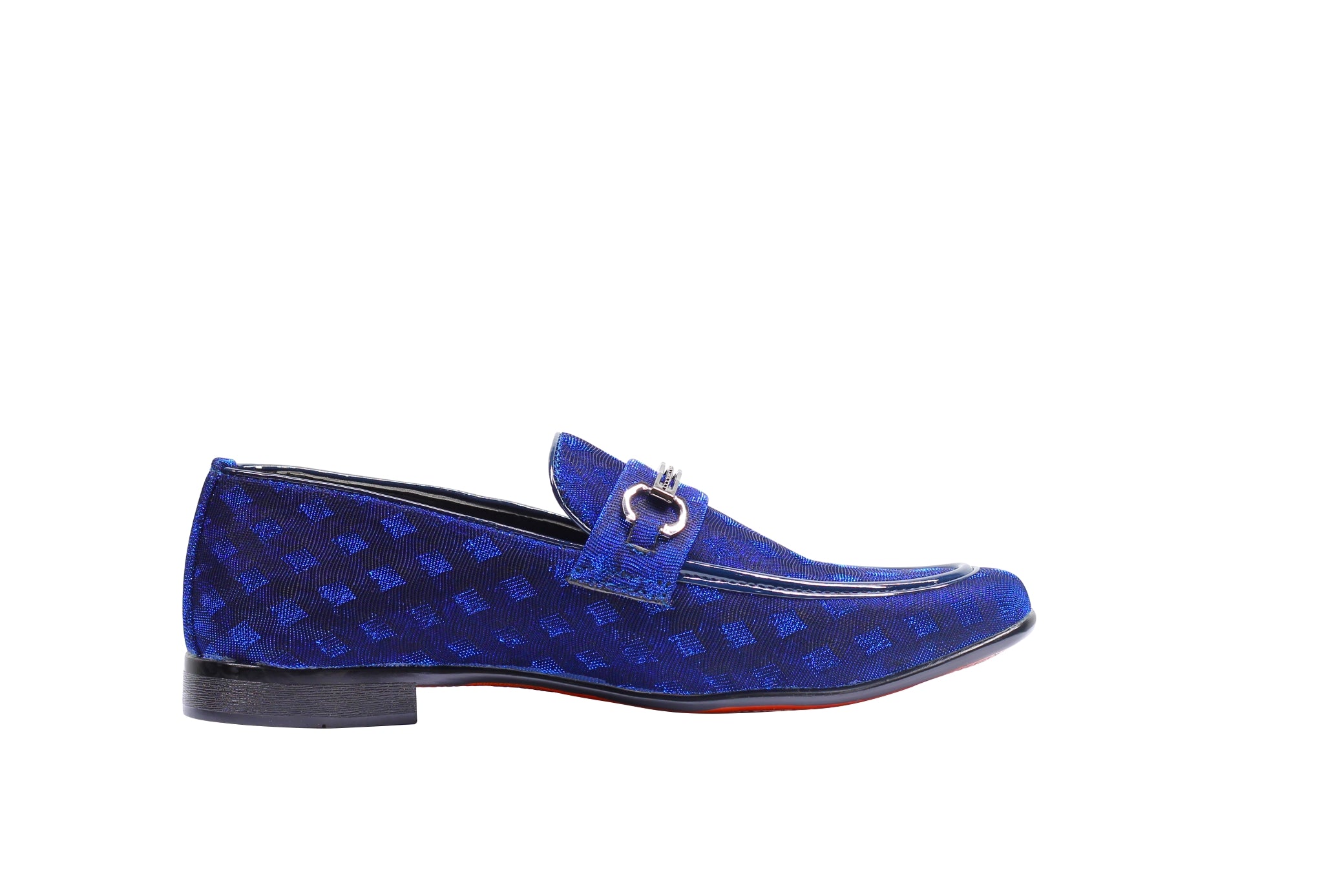 Party Loafers with Glittery Print