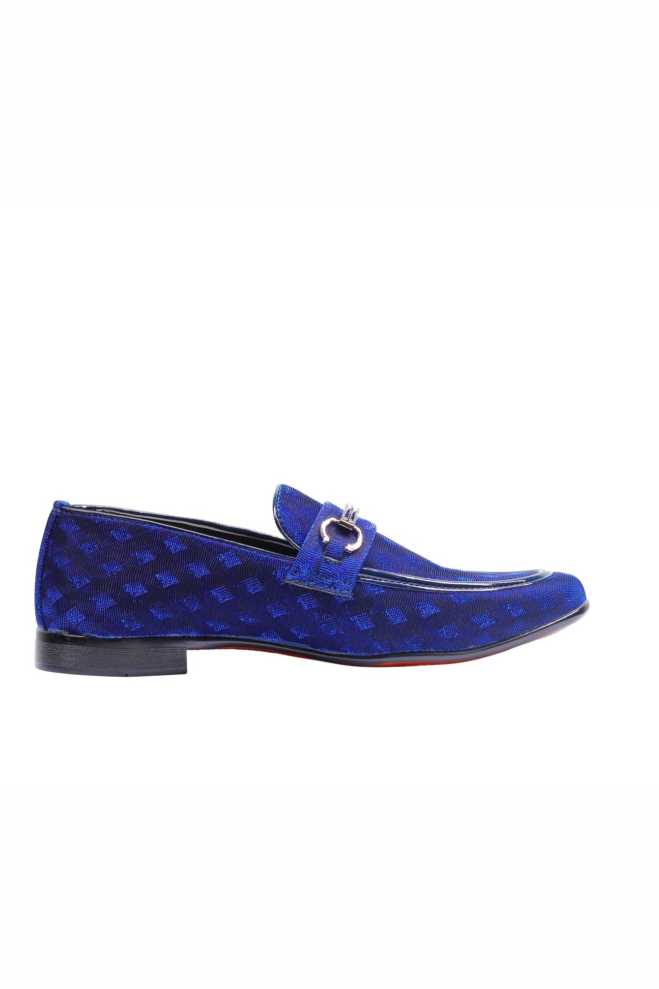 Party Loafers with Glittery Print