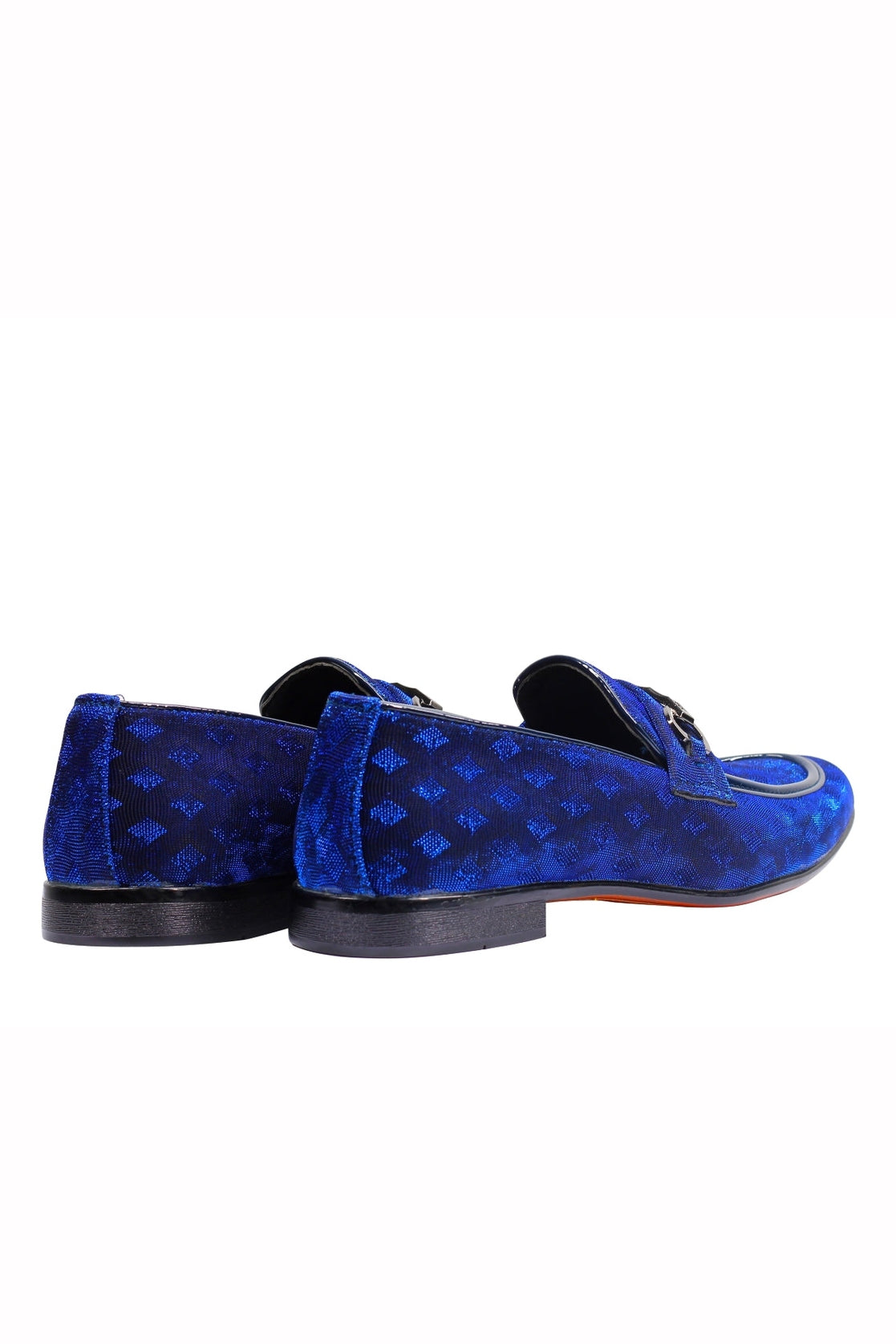 Party Loafers with Glittery Print