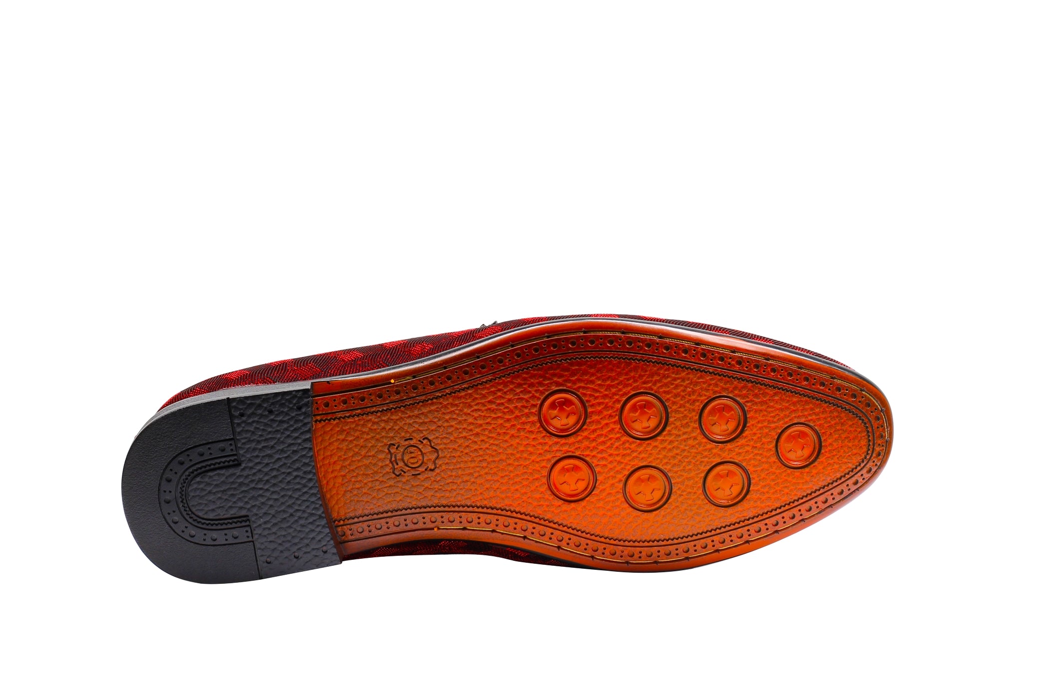 Party Loafers with Glittery Print