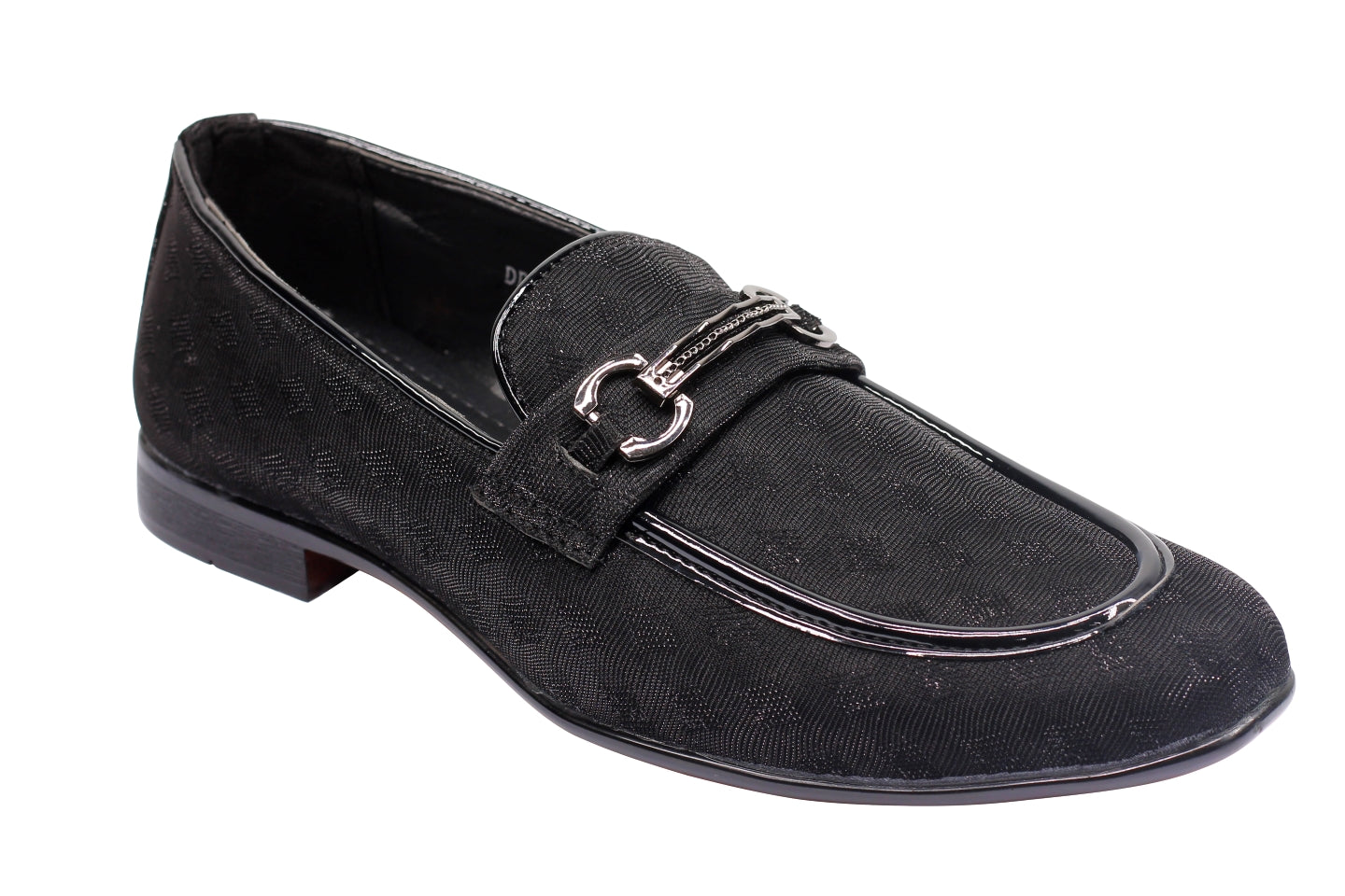 Party Loafers with Glittery Print