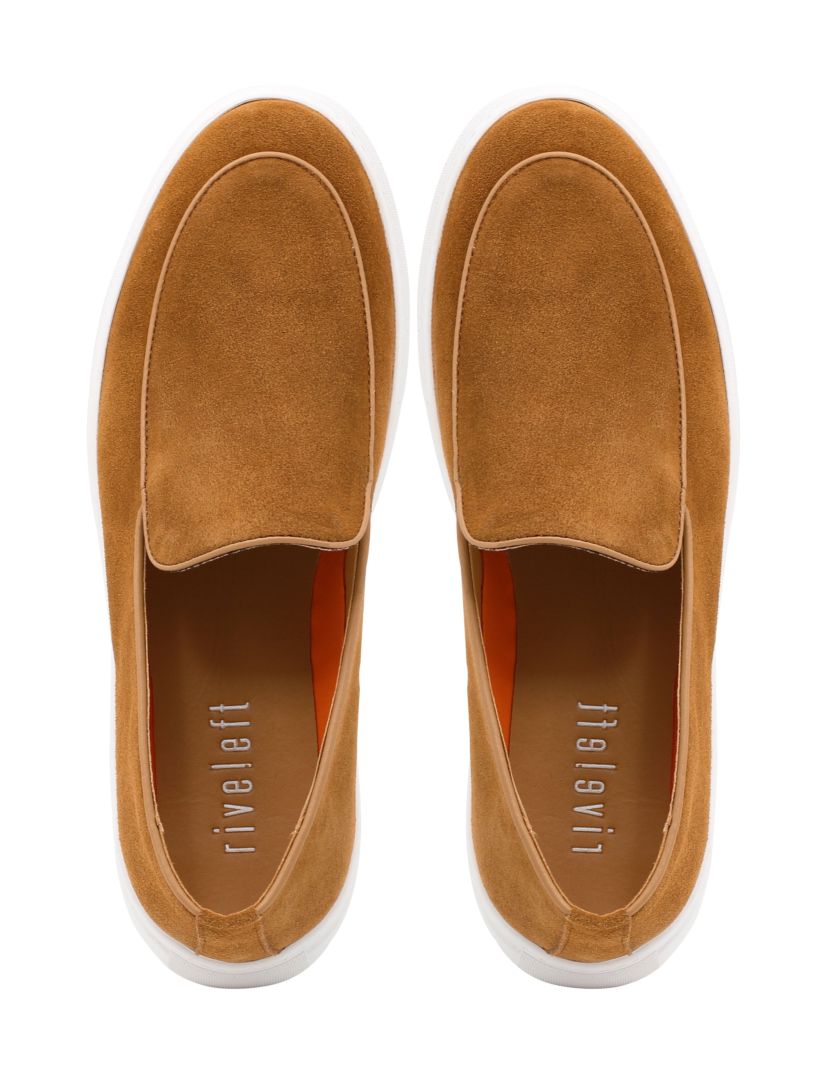 TAN SUEDE LEATHER LOAFERS
