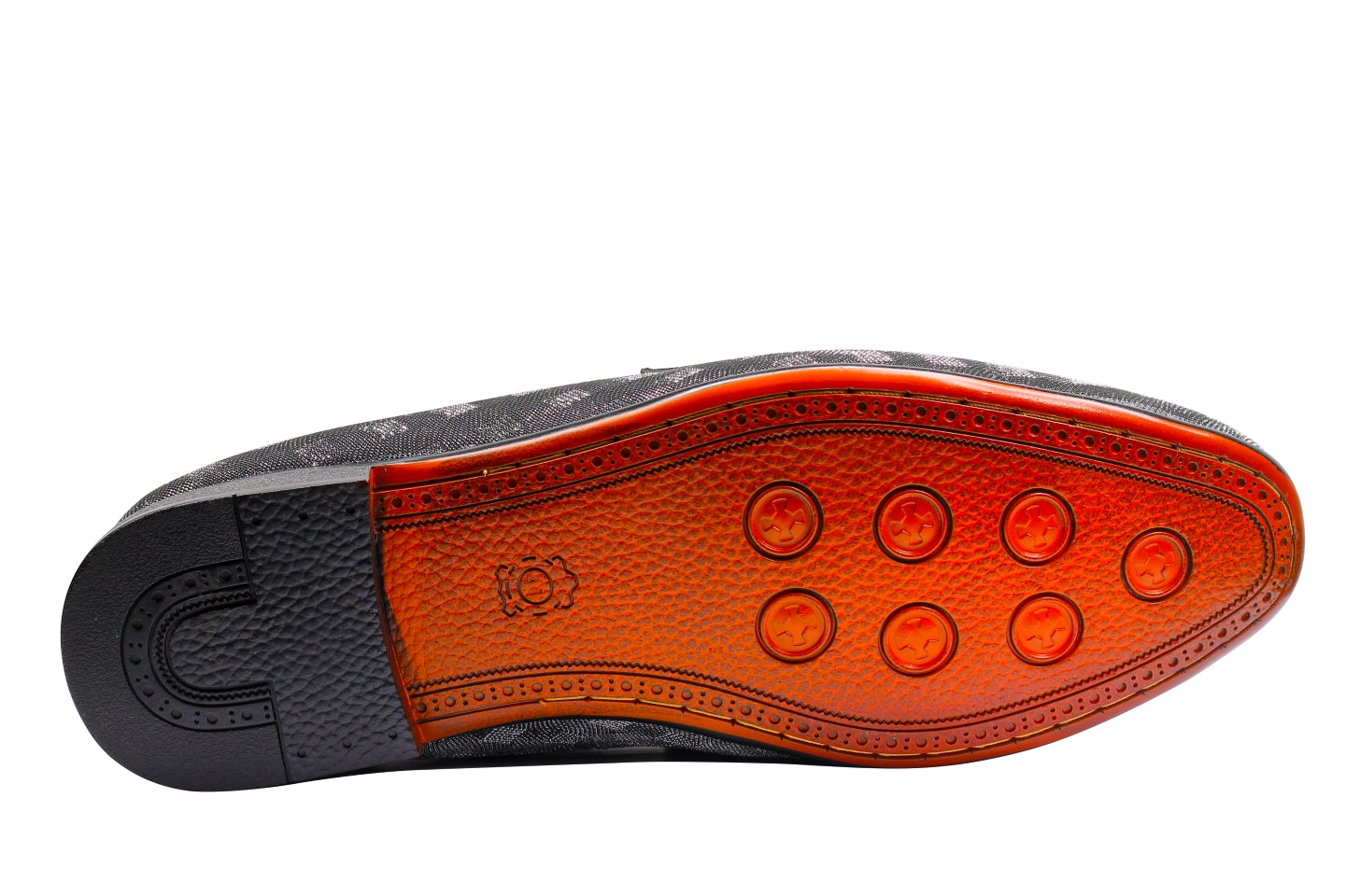 Party Loafers with Glittery Print