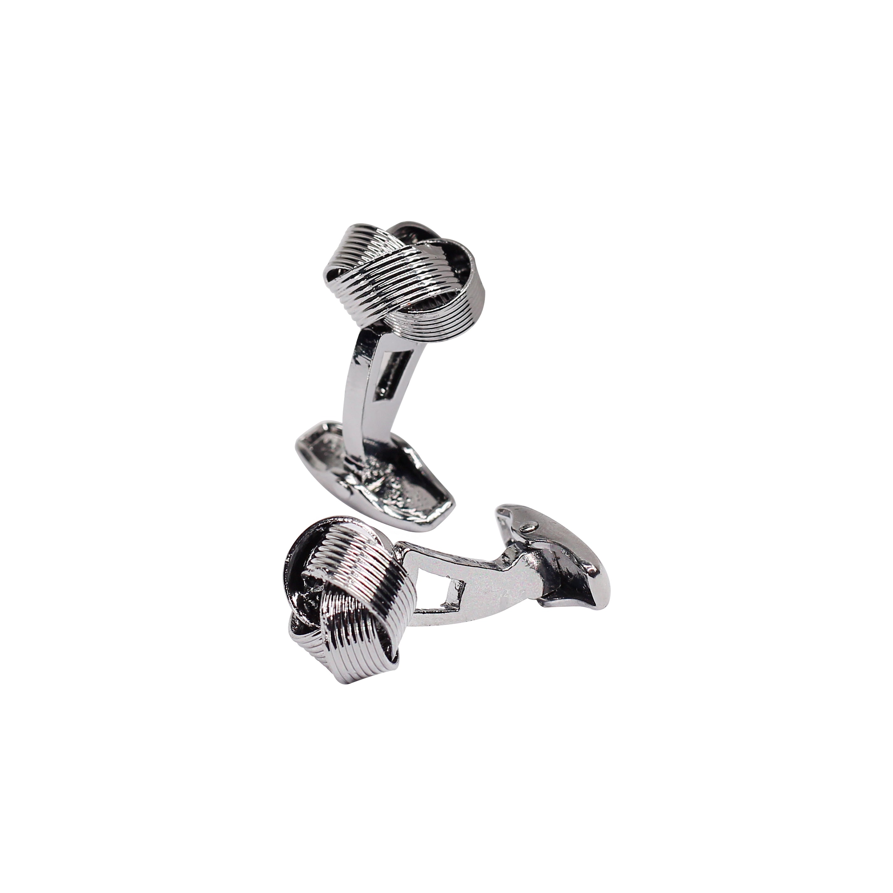 FINE WIRE DARK TONE SILVER CUFFLINKS