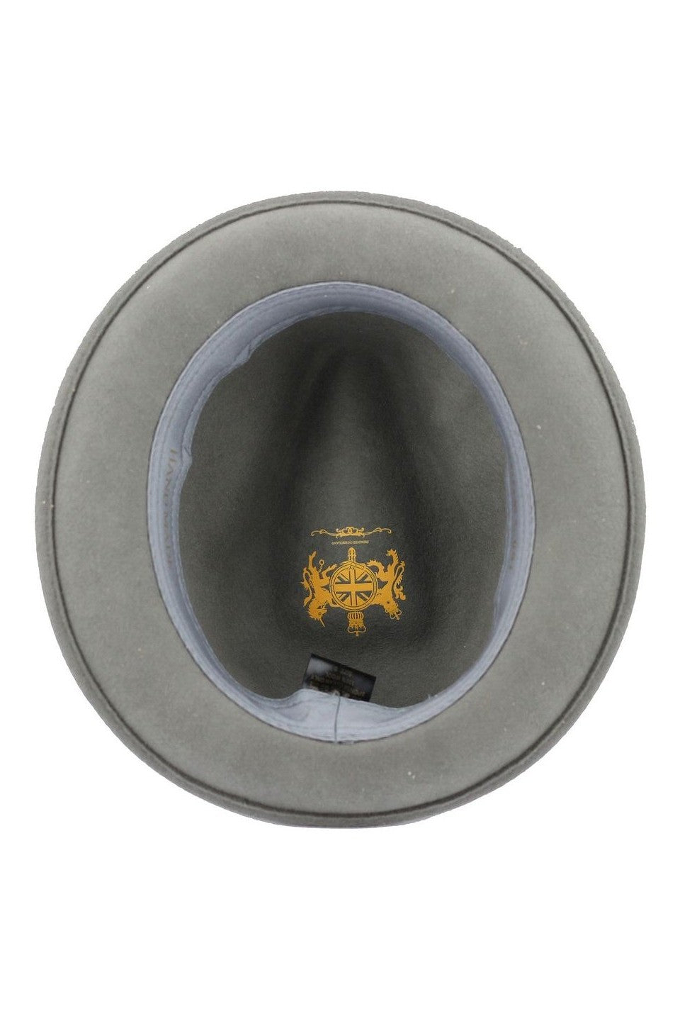 Feather Grey Hat 100% Felt Wool Crushable Fedora Brim - CC308