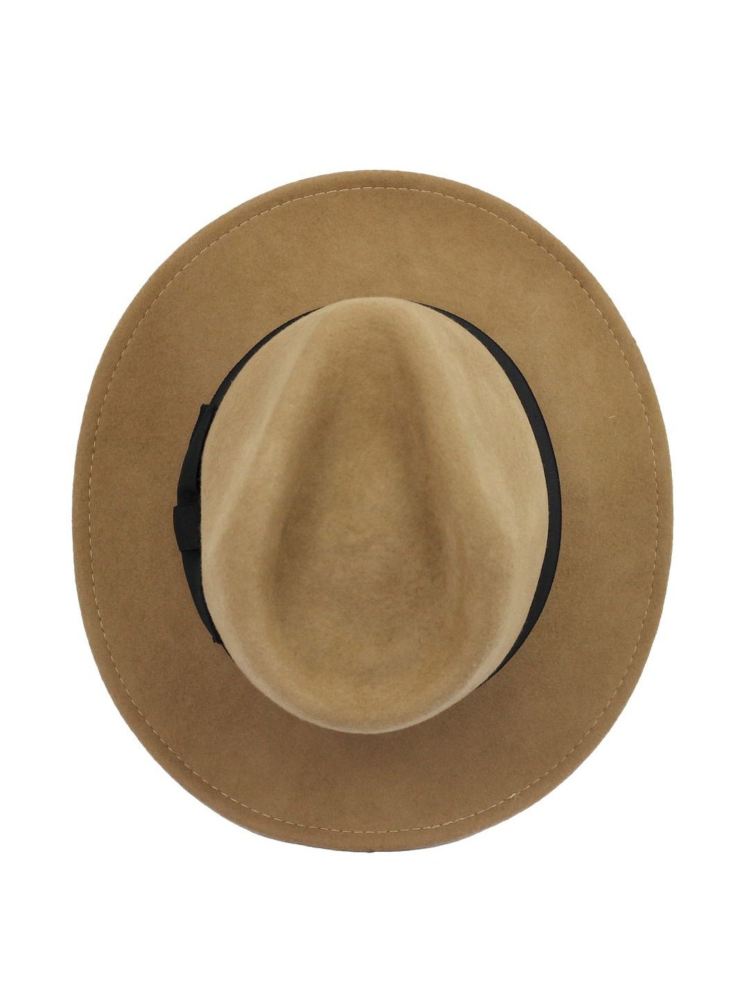 Crushable Fedora 100% Wool Wide Brim Hat