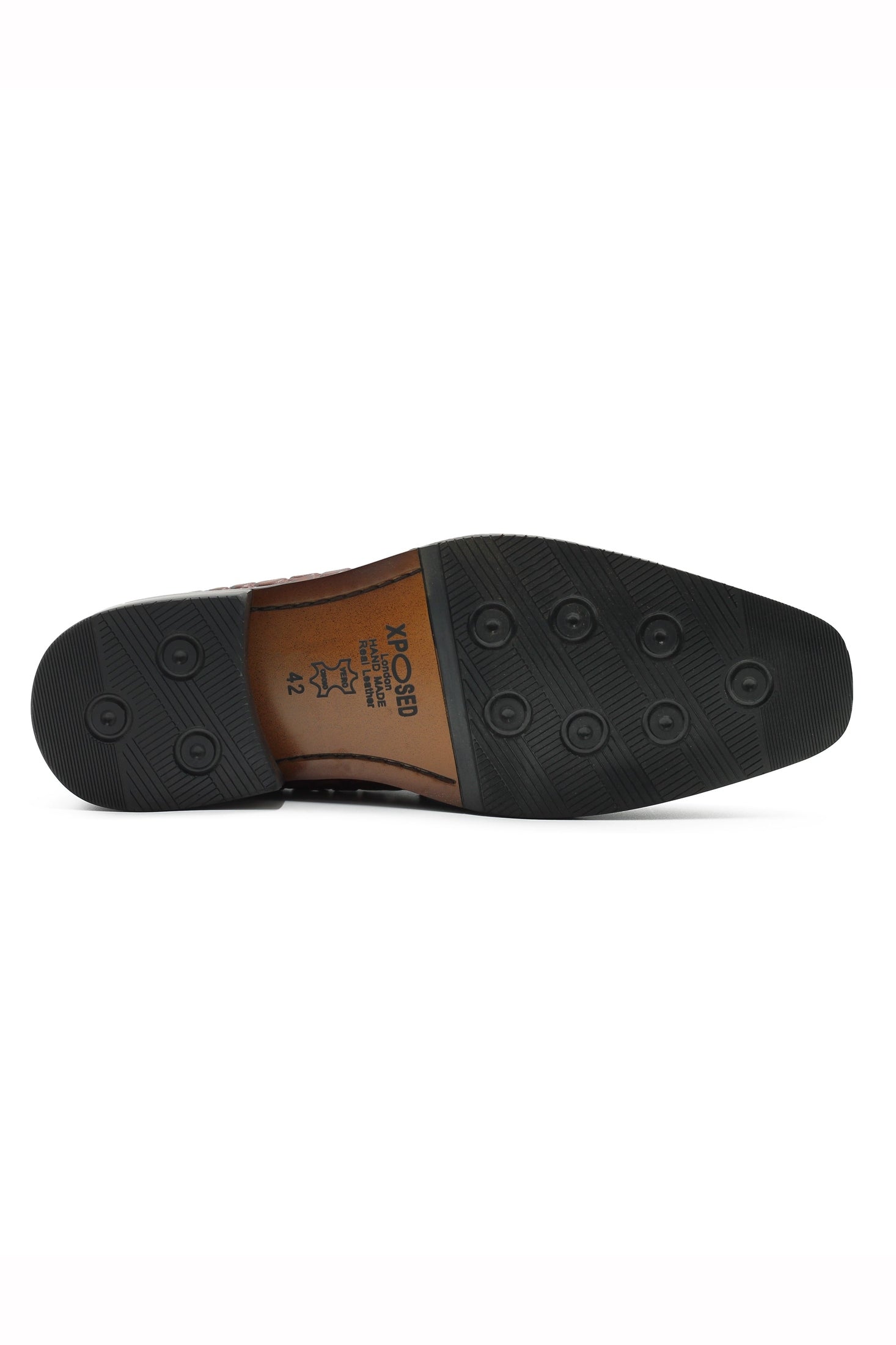 Men’s Slip-on Loafers Black Croco Embossed Leather