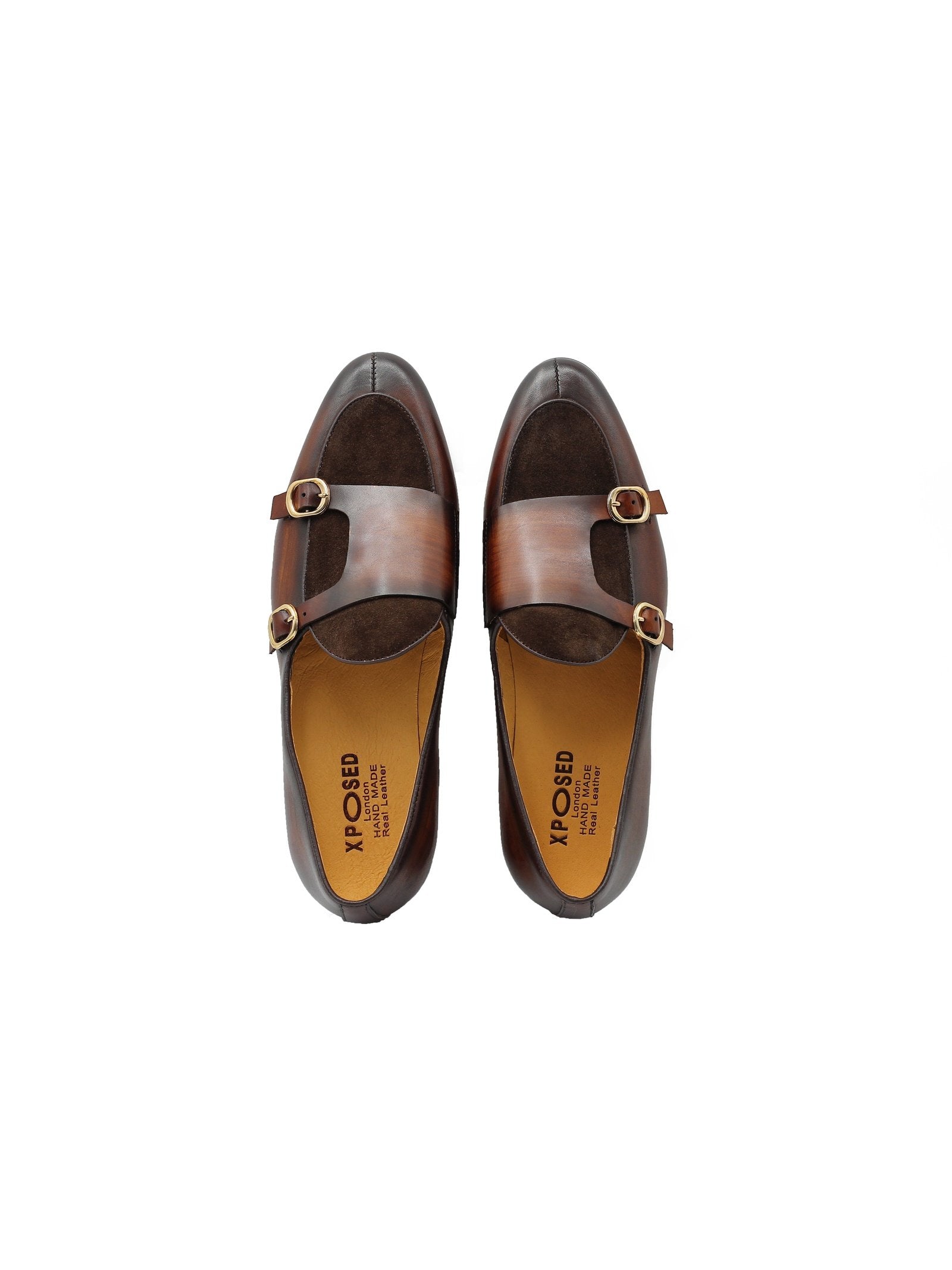 TAN DOUBLE BUCKLE LOAFER