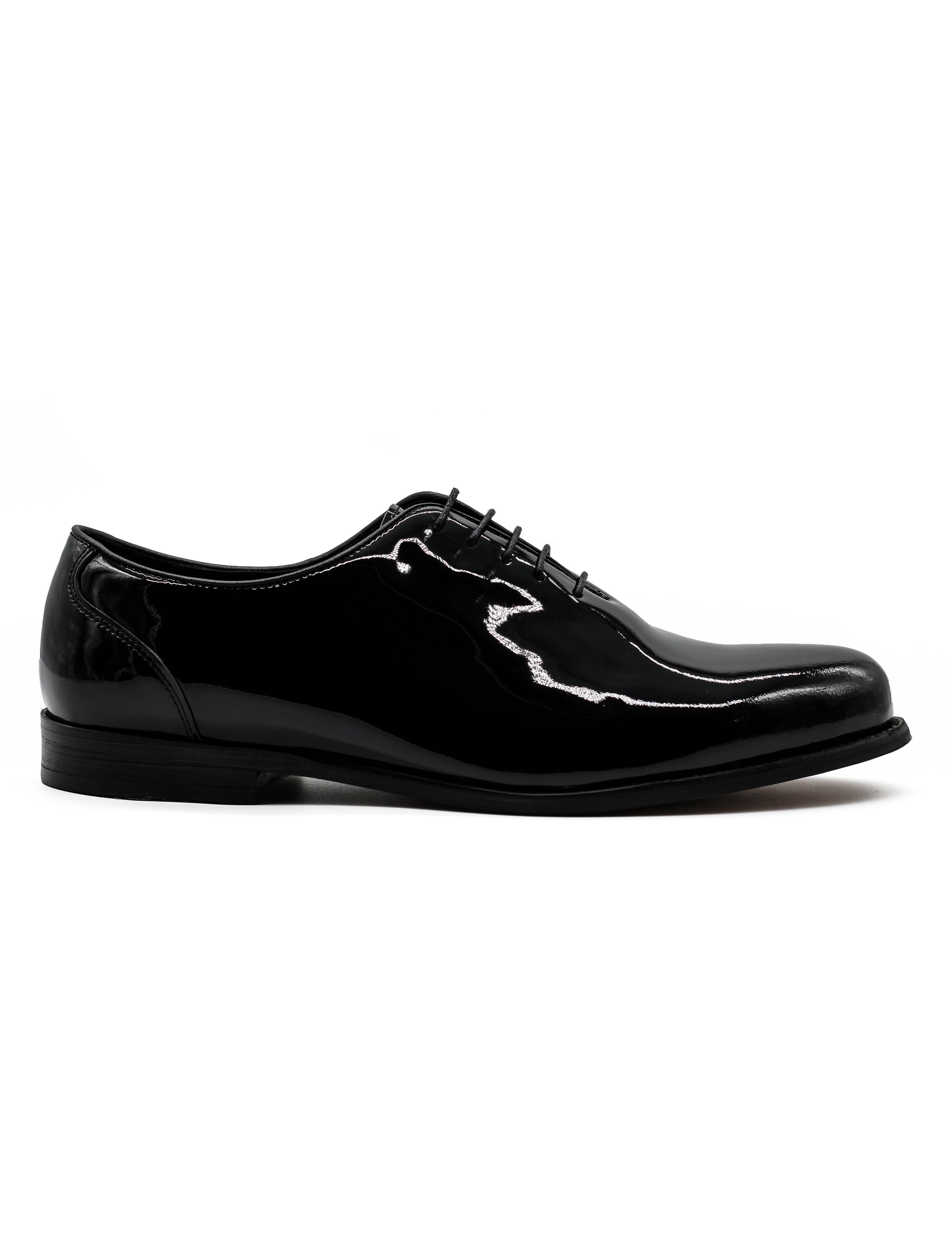 Black Patent Leather Whole cut Dress Shoes