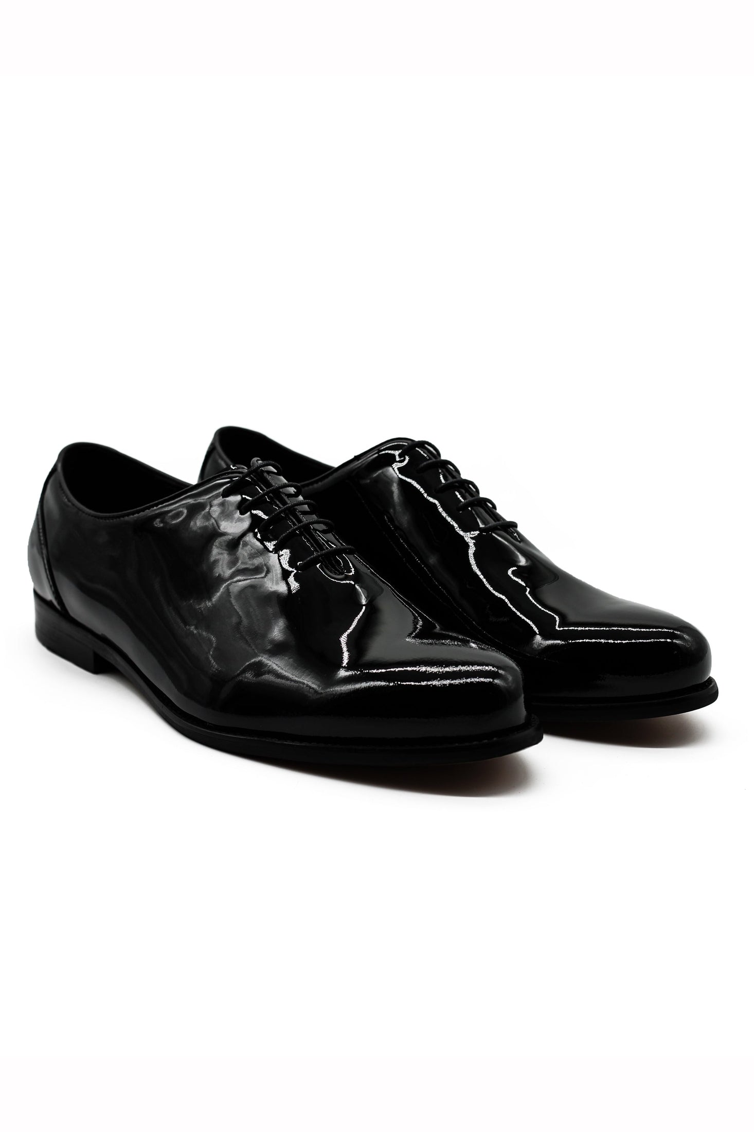 Black Patent Leather Whole cut Dress Shoes